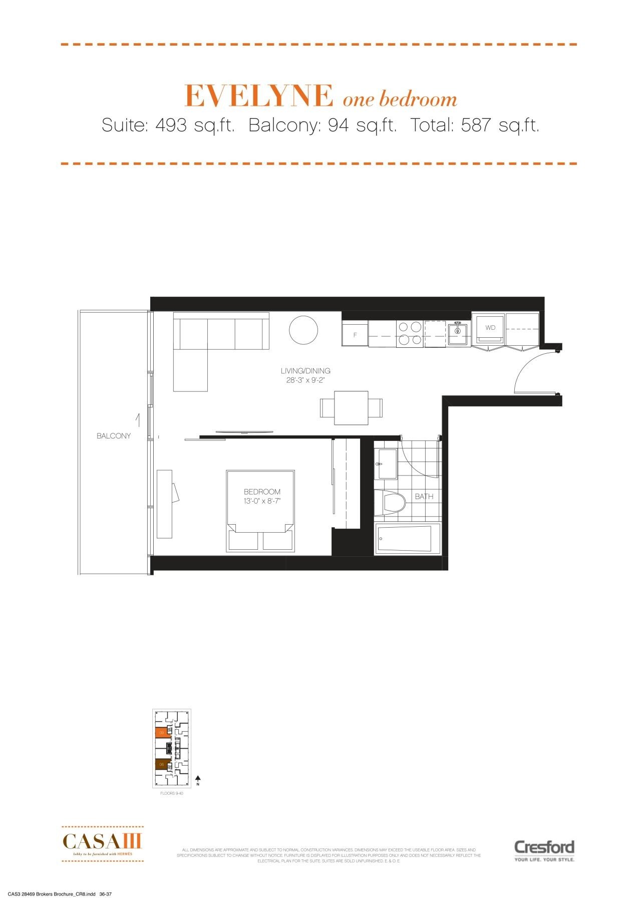 Evelyne floor plan