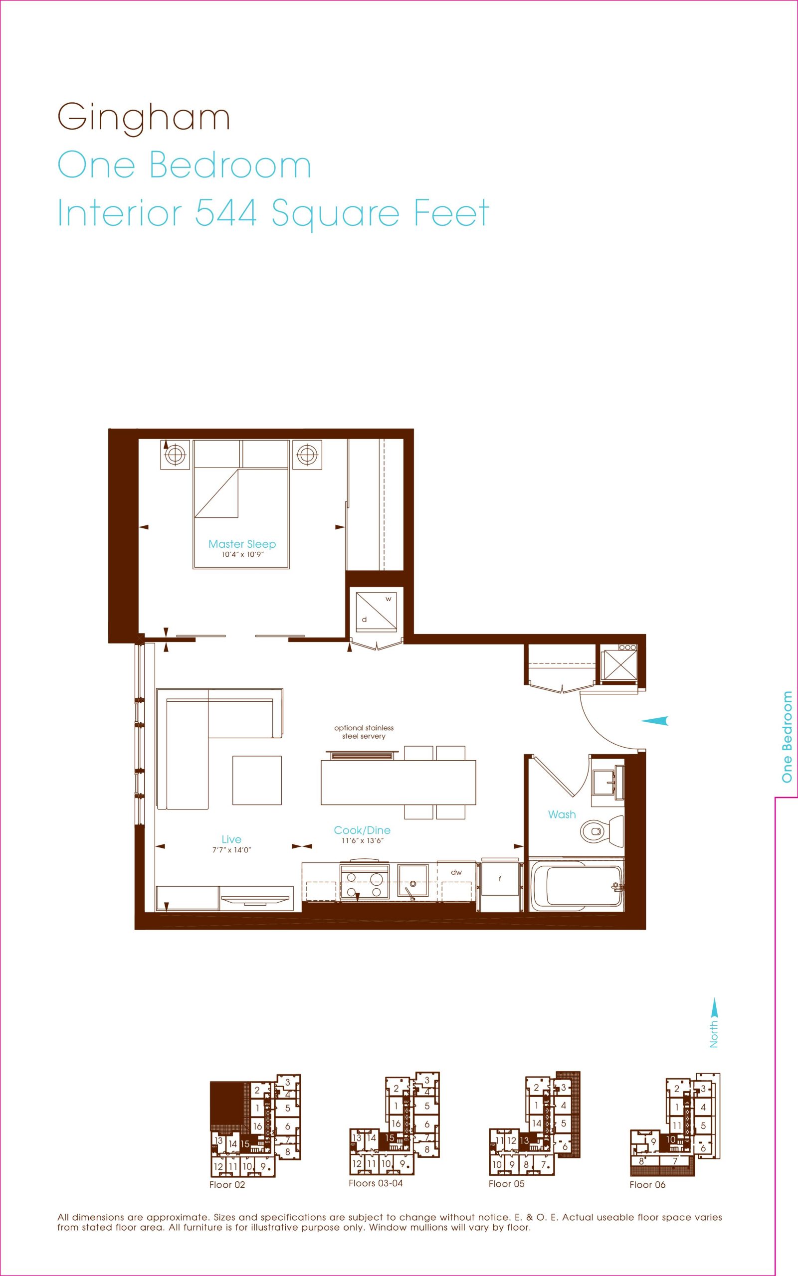 Gingham floor plan