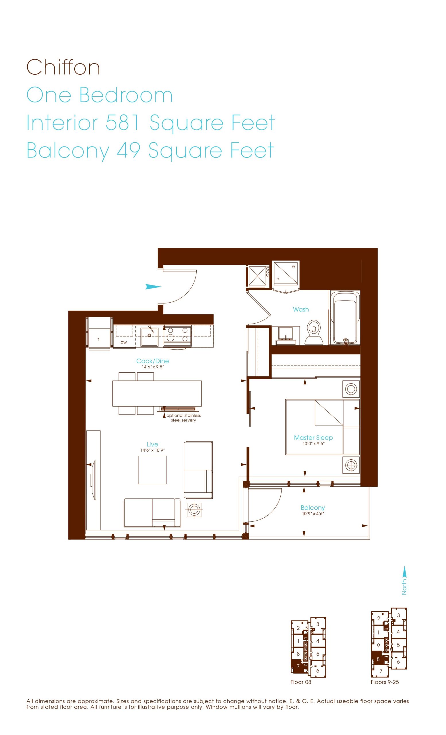 Chiffon floor plan