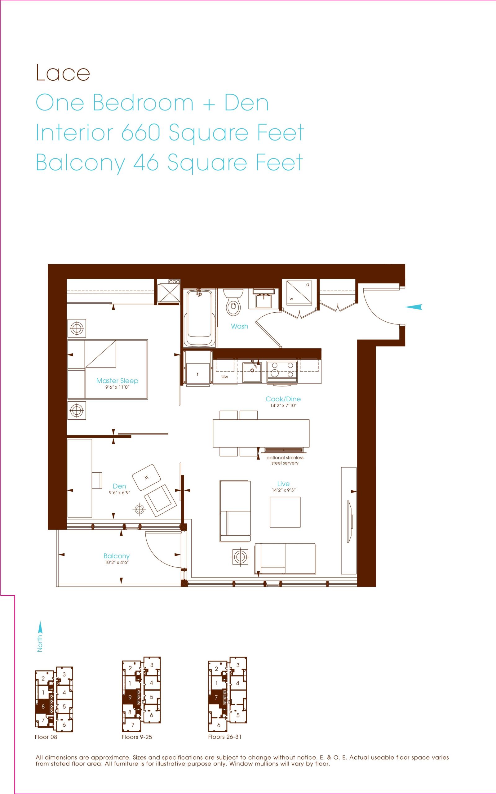 Lace floor plan