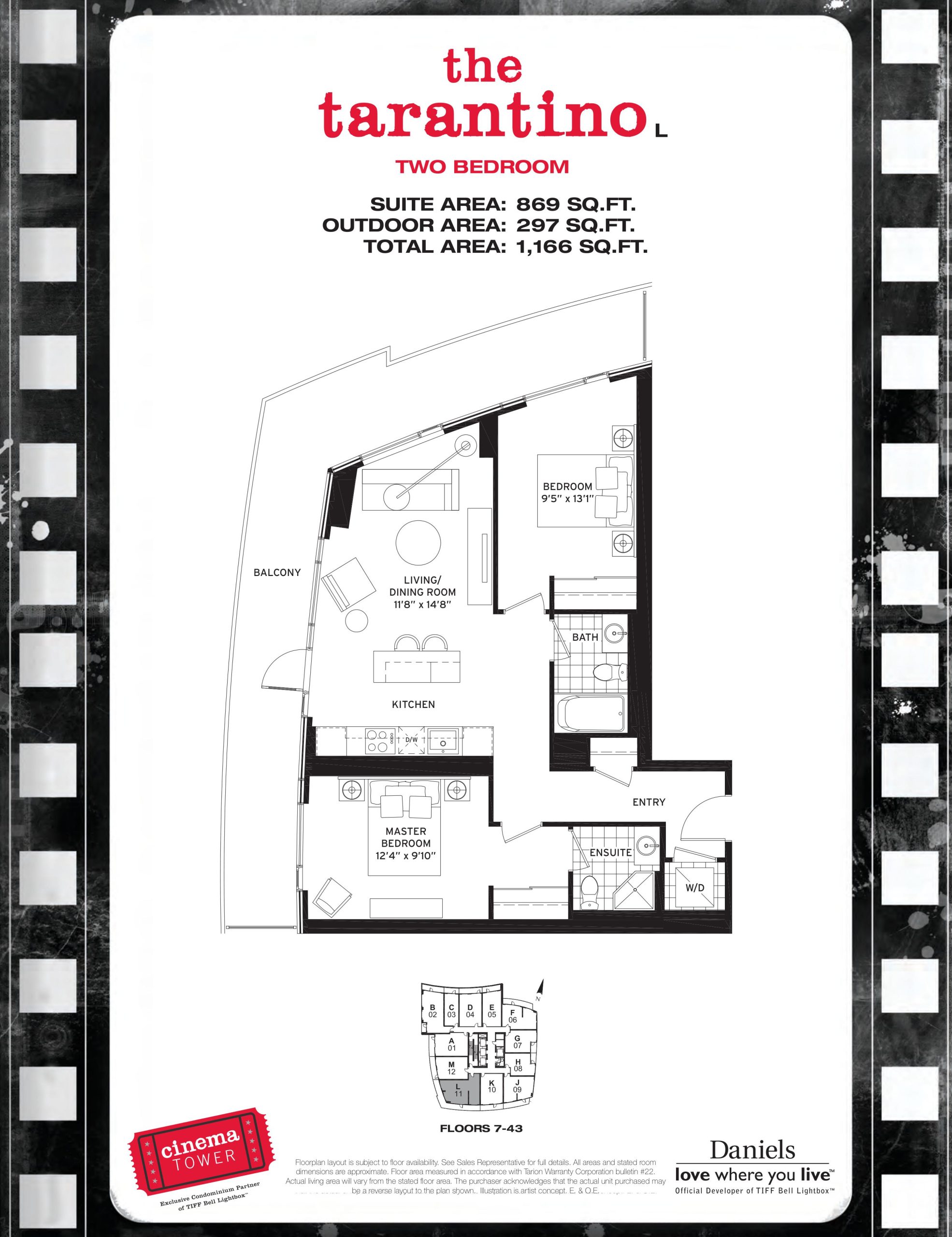The Tarantino floor plan