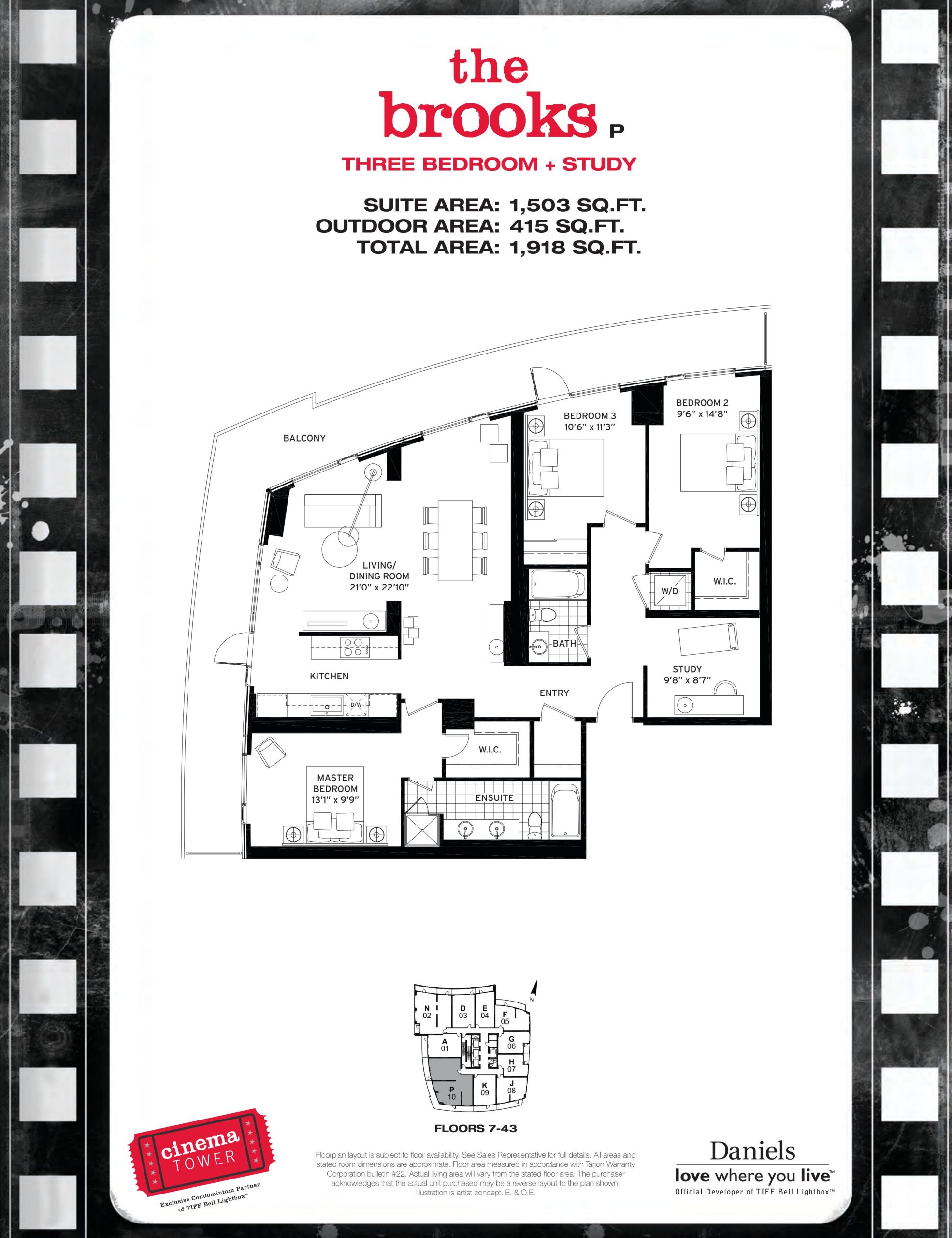 The Brooks floor plan