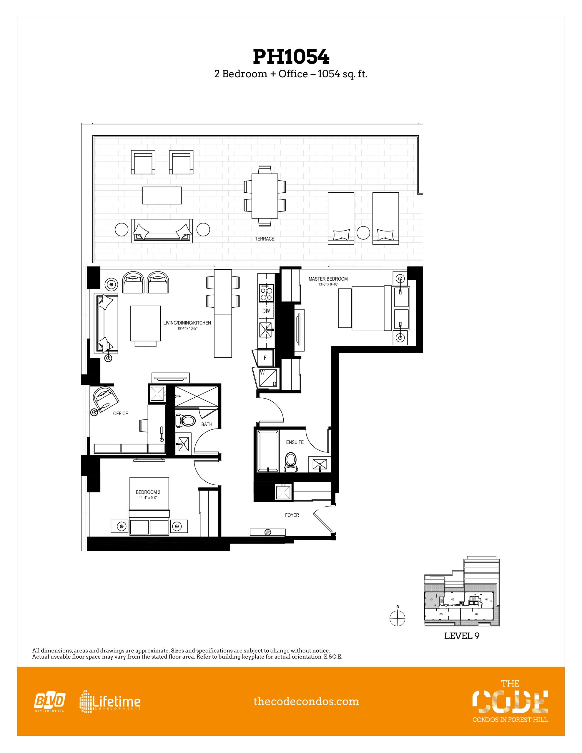 PH1054 floor plan
