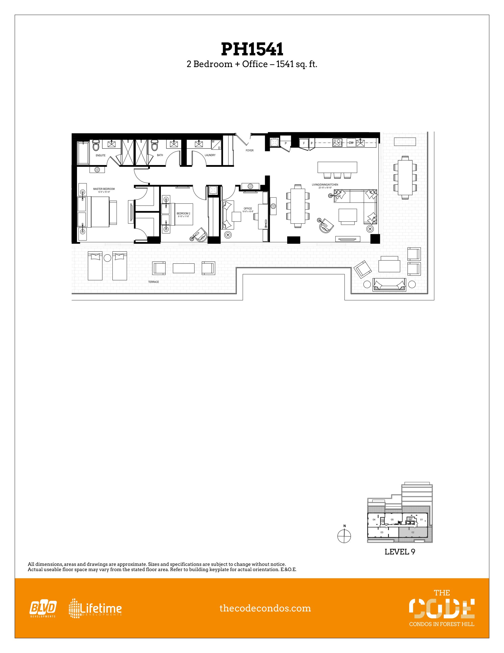 PH1541 floor plan