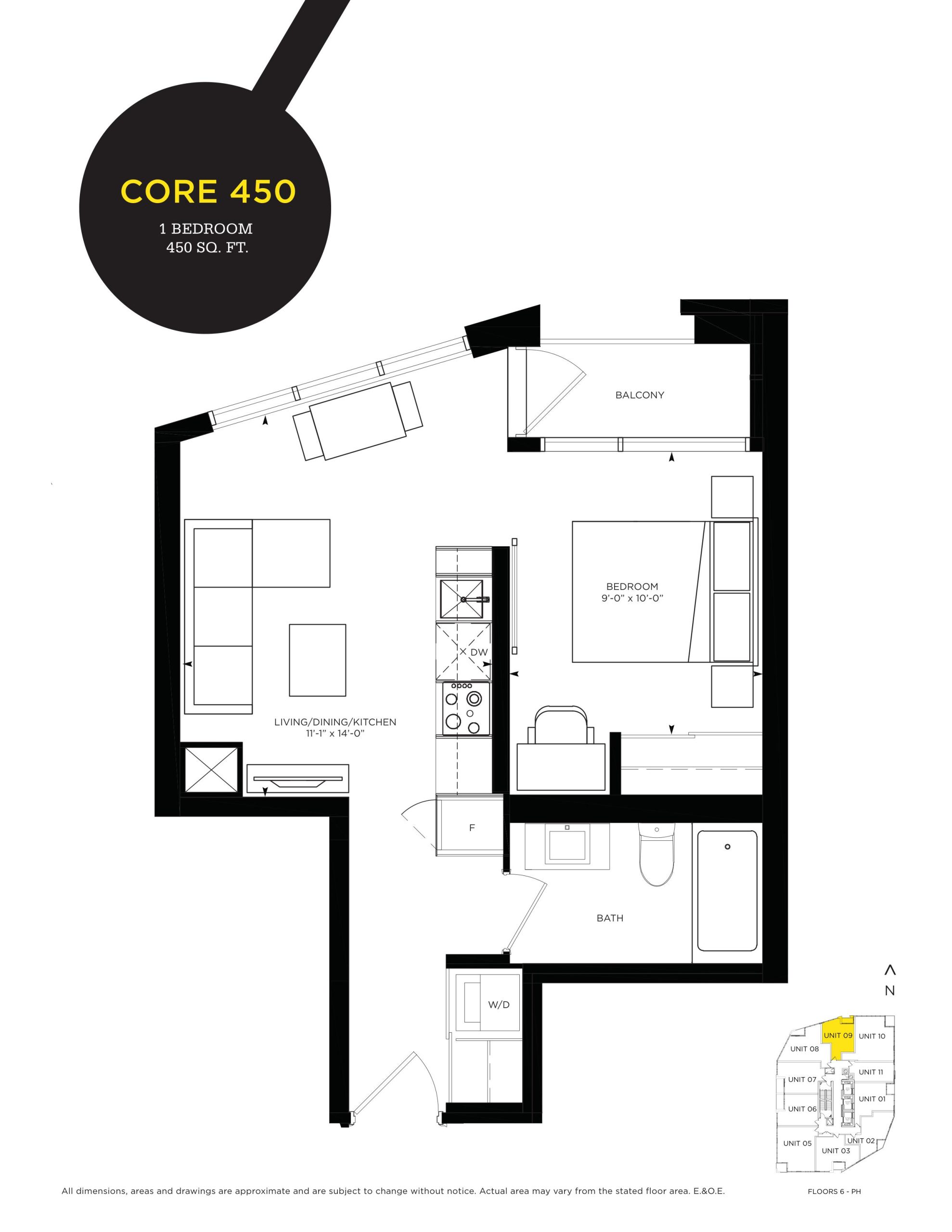 Core 450 floor plan