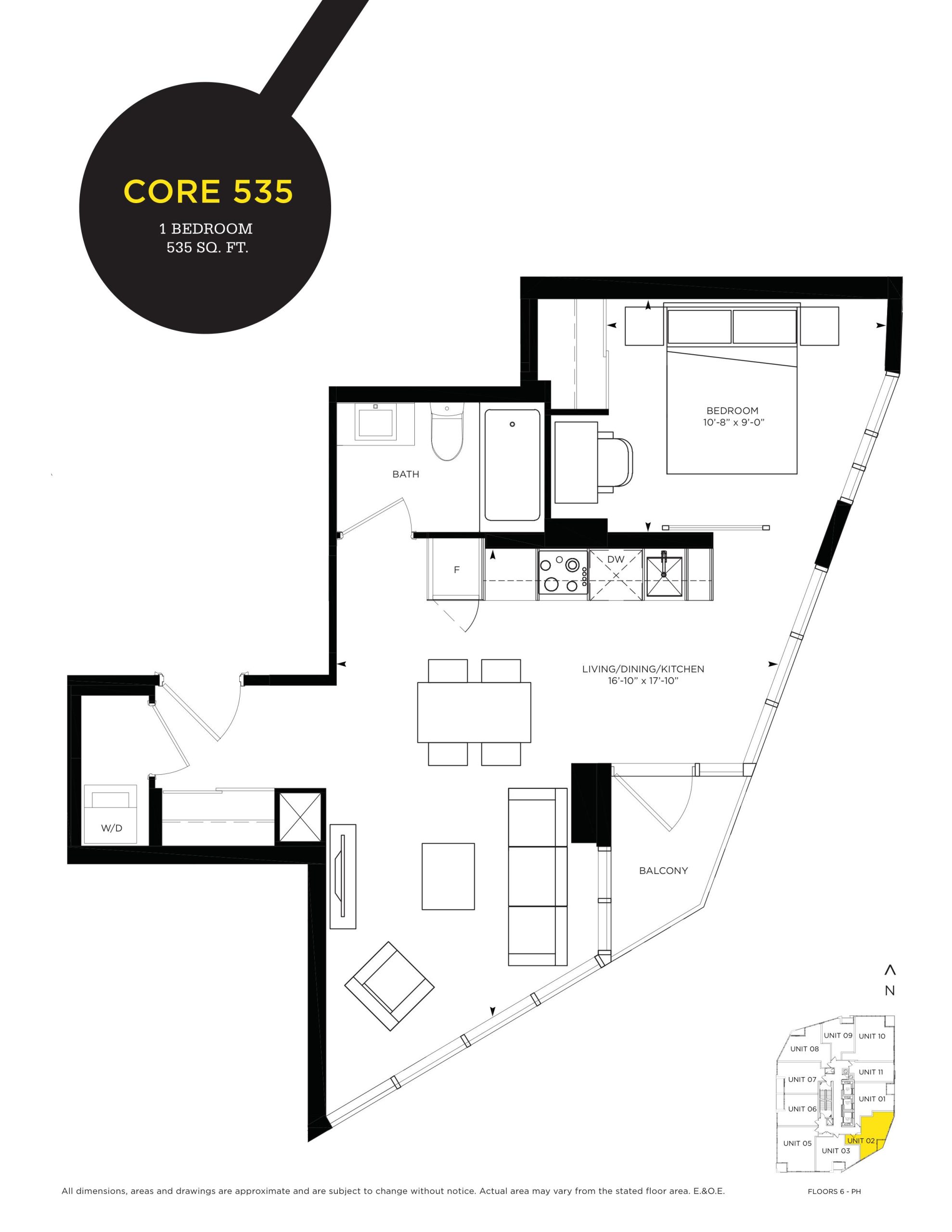 Core 535 floor plan