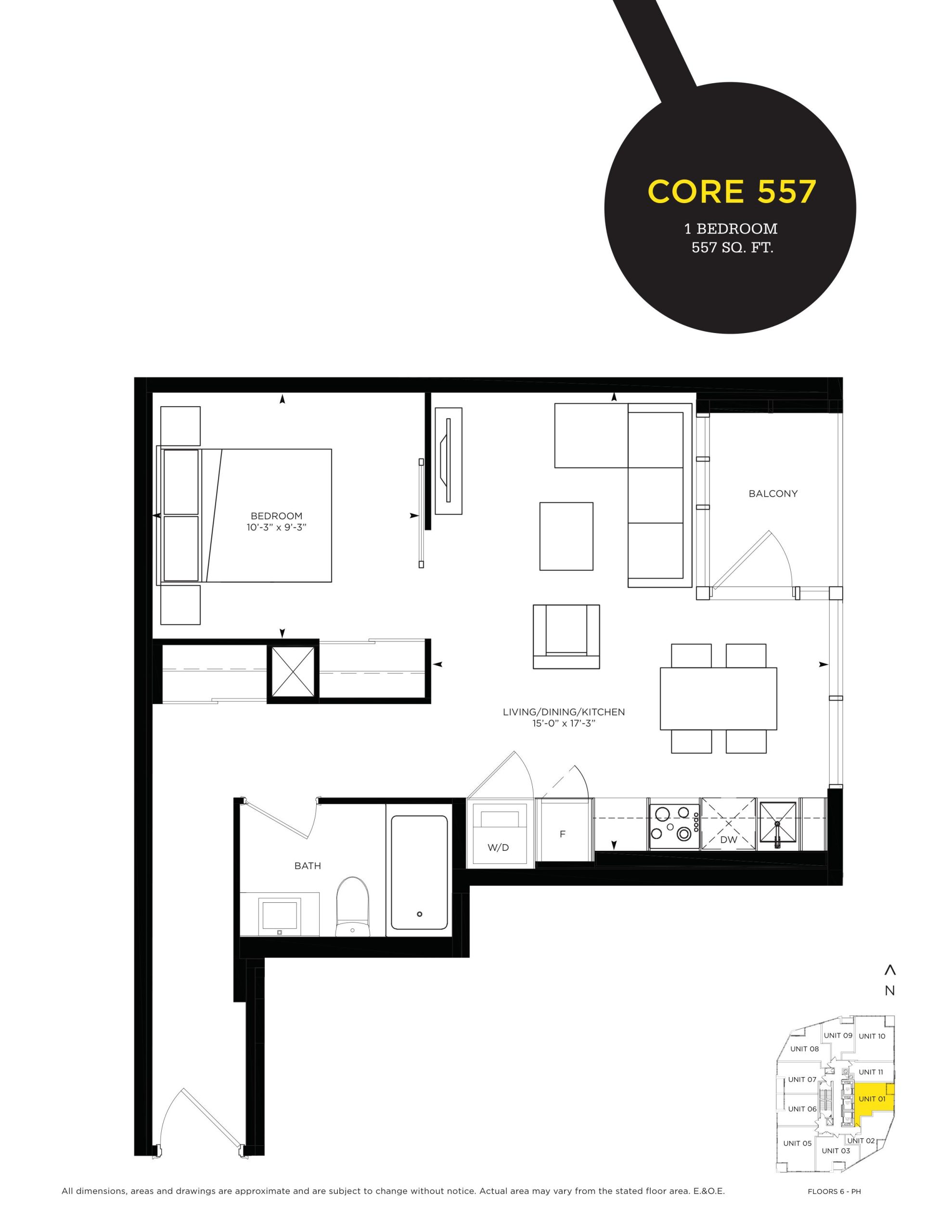 Core 557 floor plan