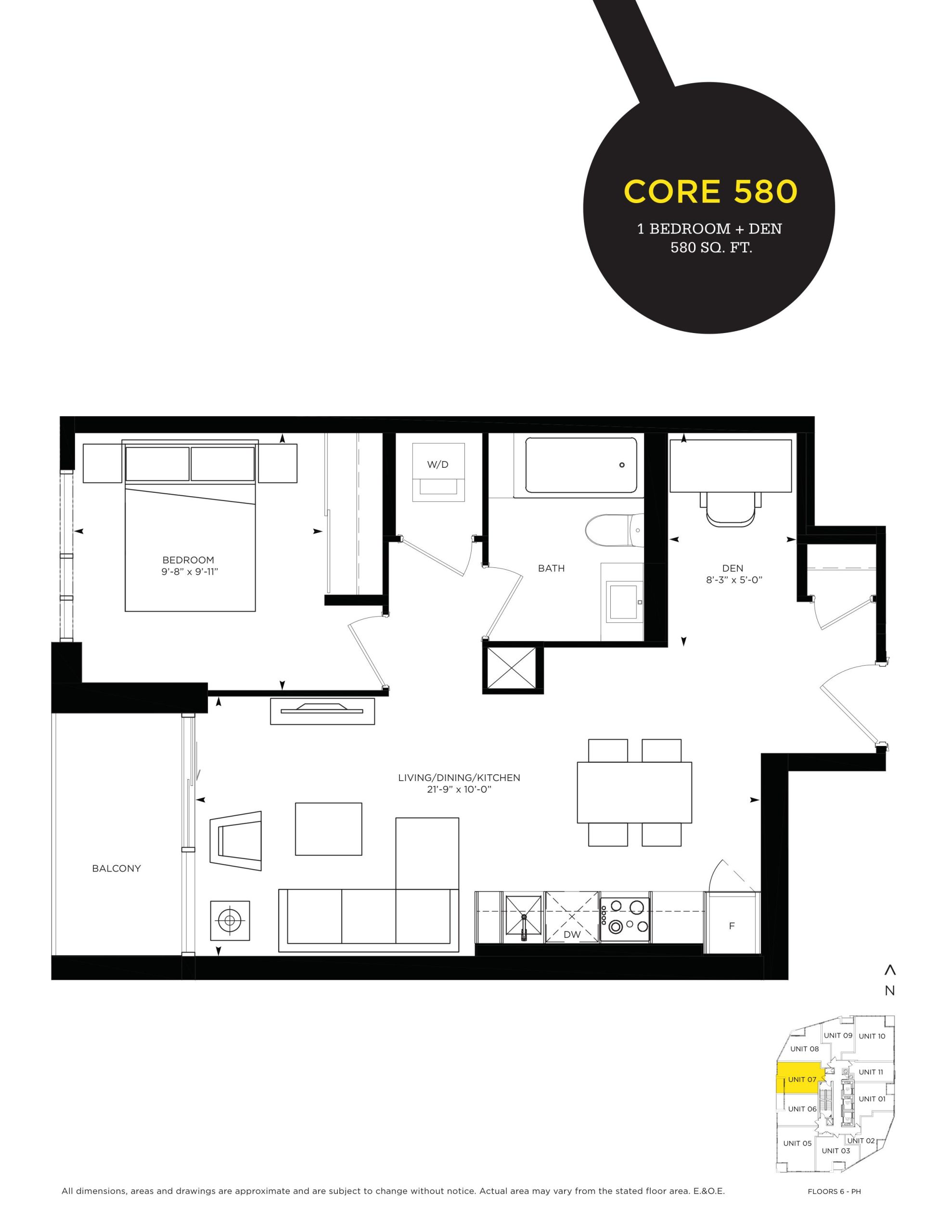Core 580 floor plan