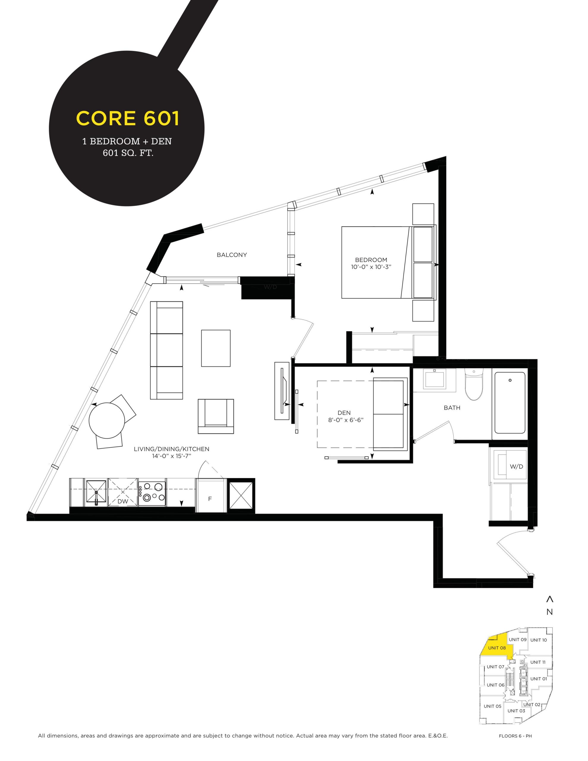 Core 601 floor plan