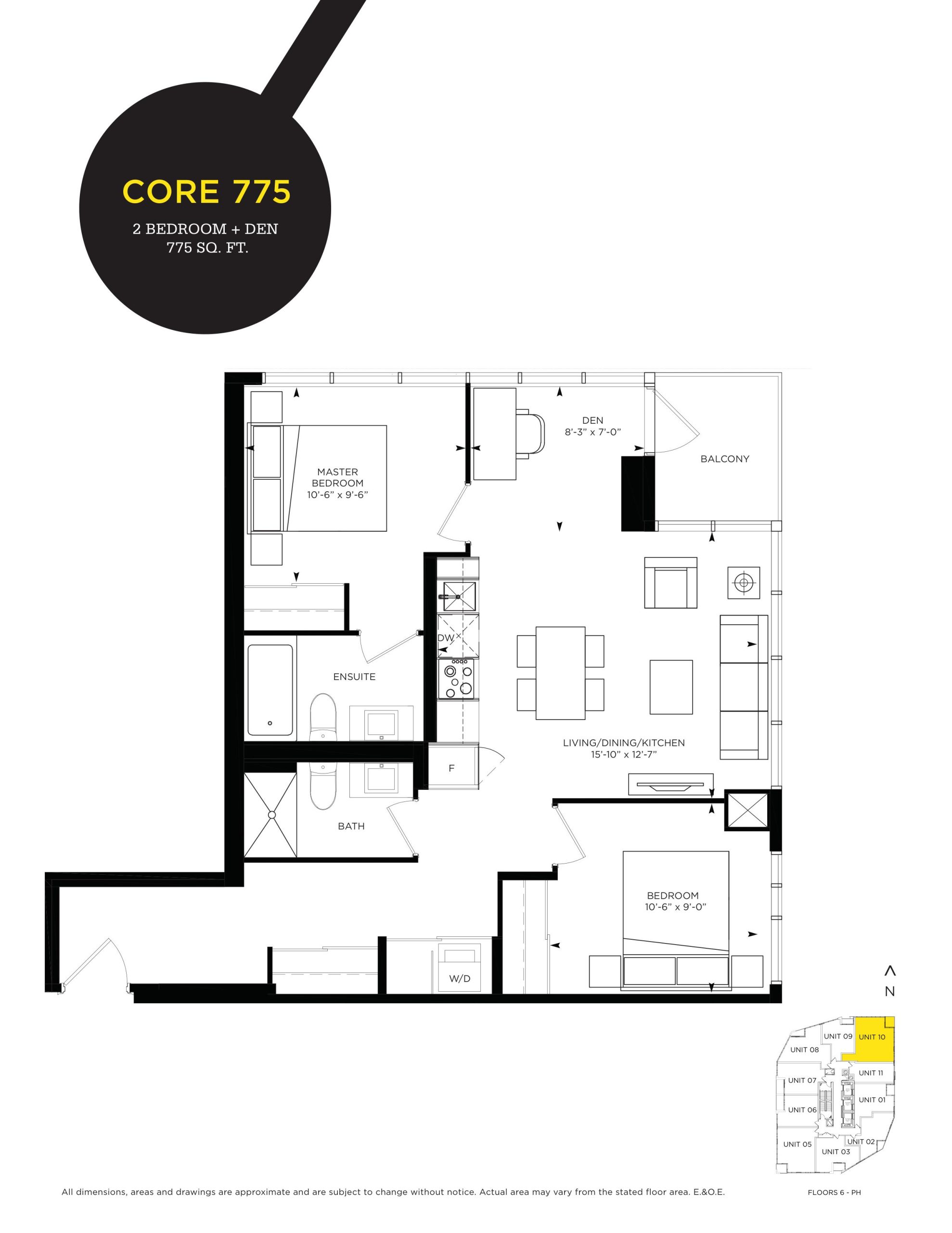 Core 775 floor plan