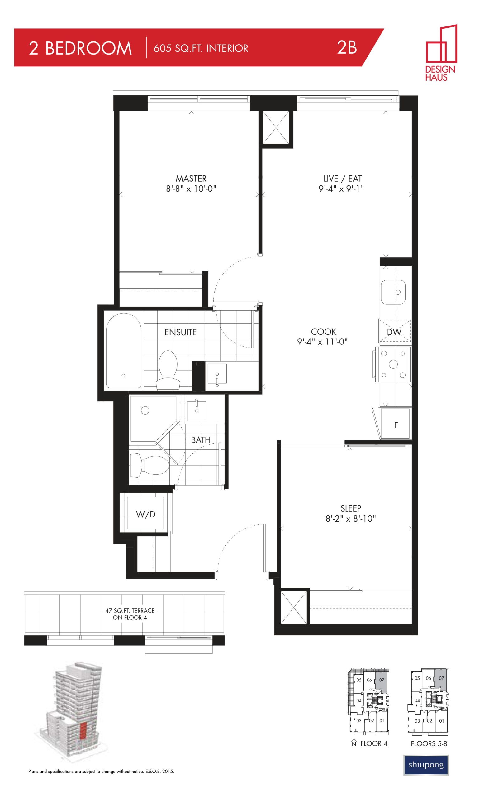 2B floor plan