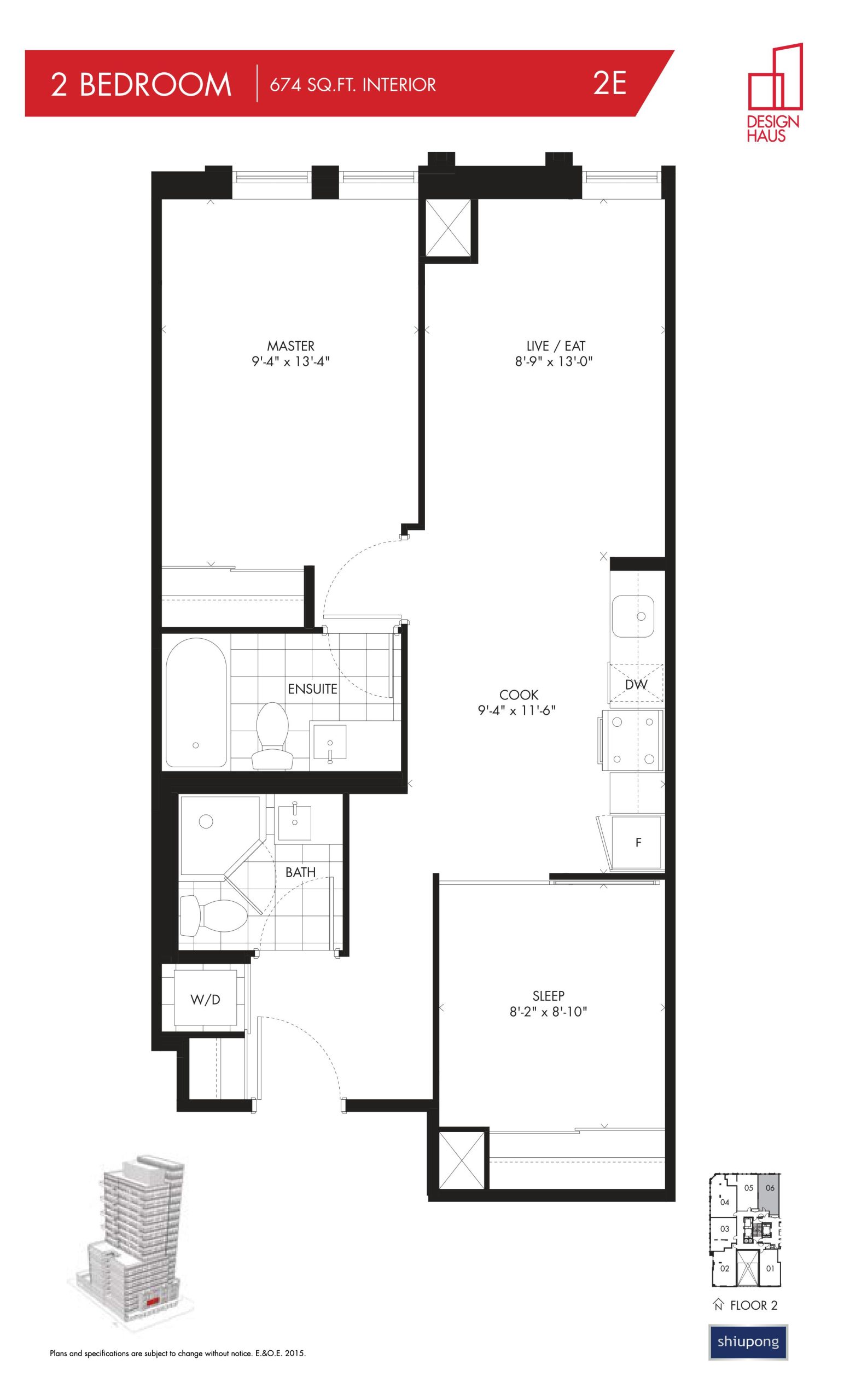 2E floor plan