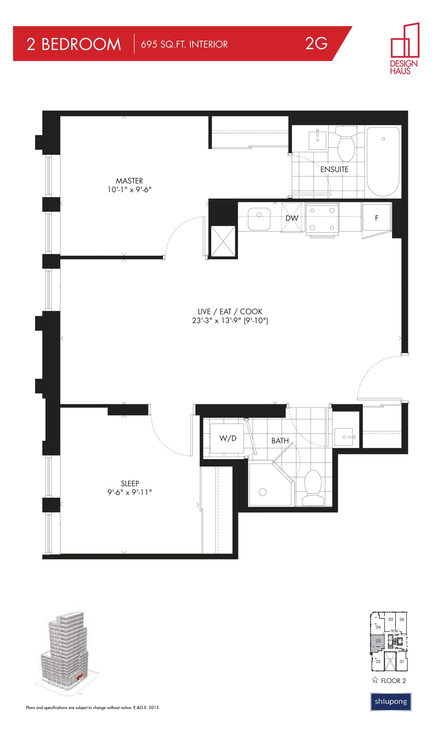 2G floor plan