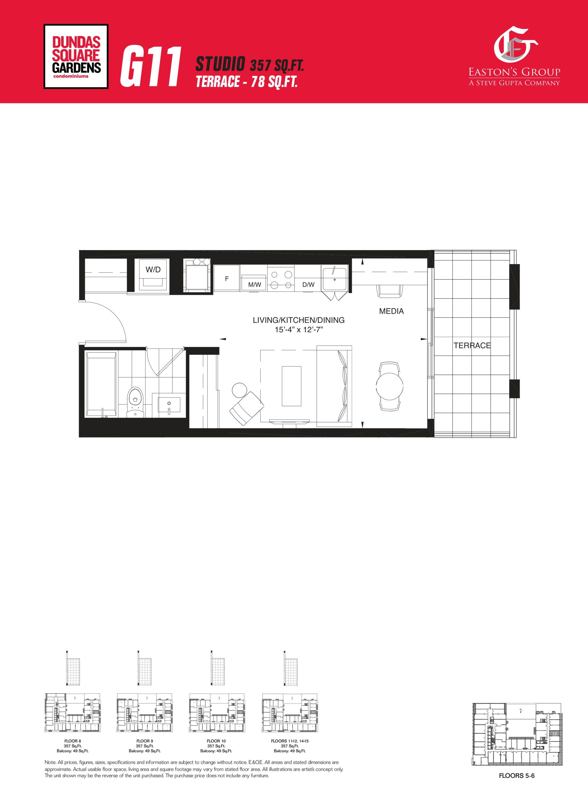 G11 floor plan