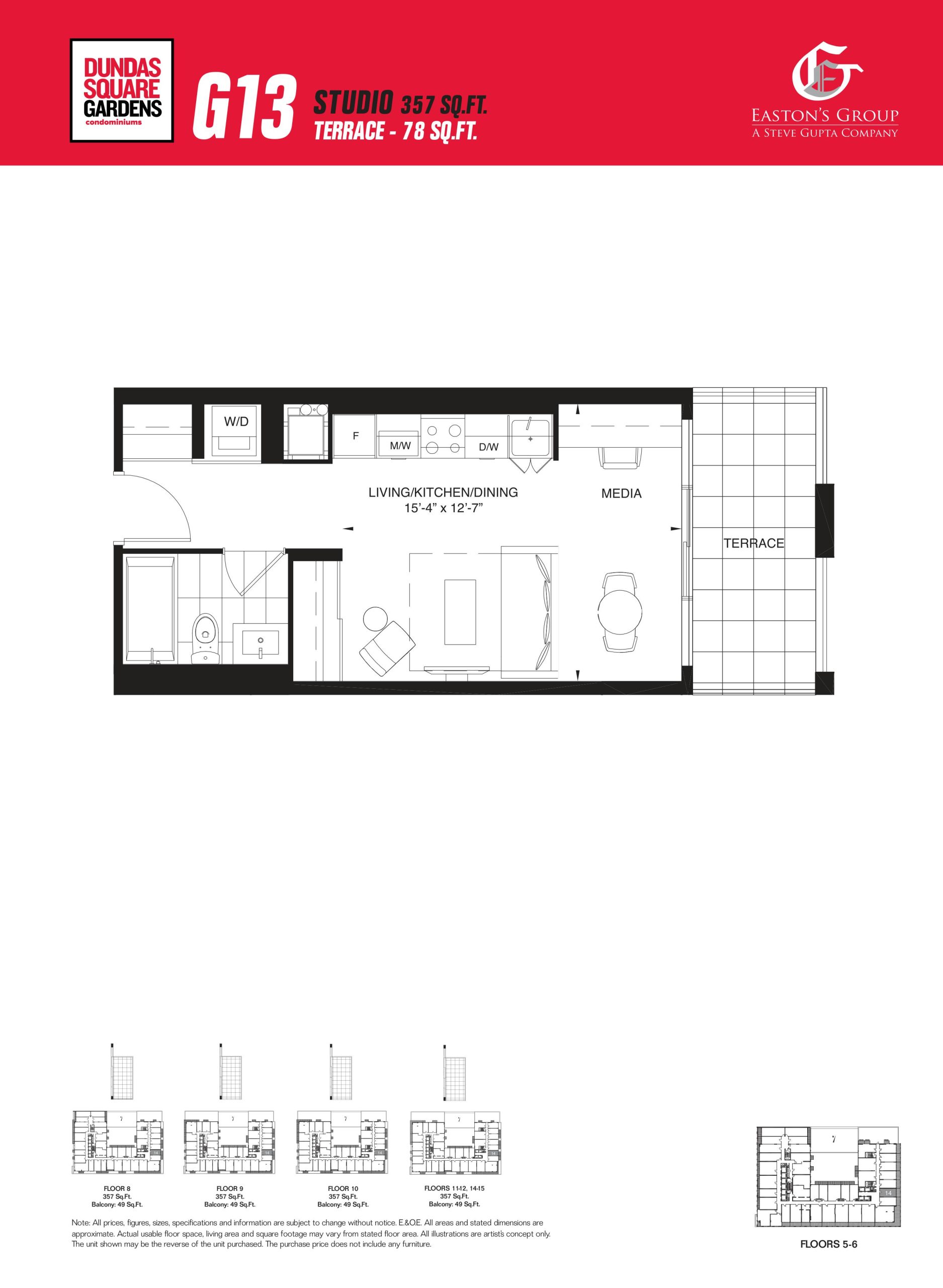 G13 floor plan