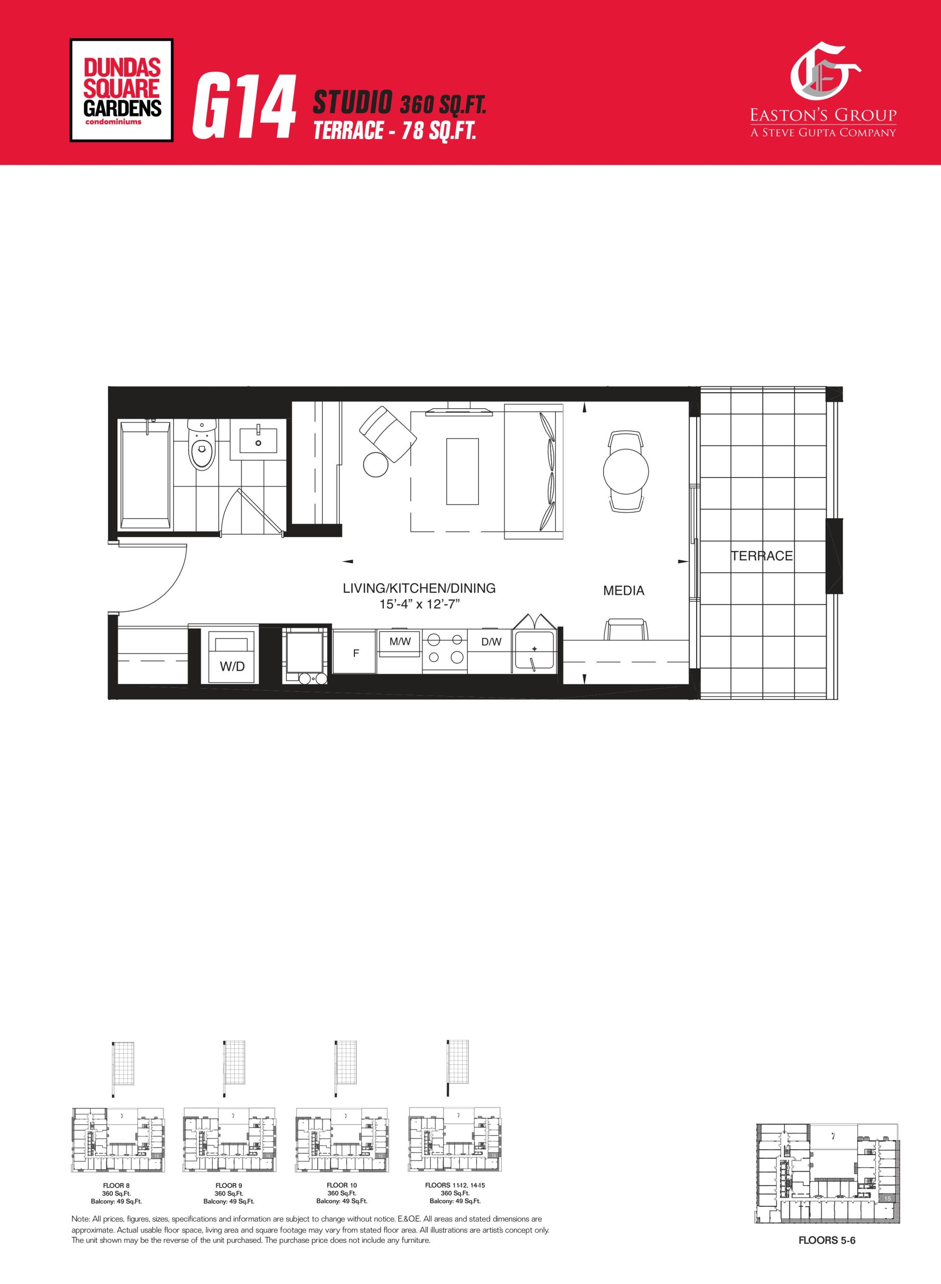 G14 floor plan