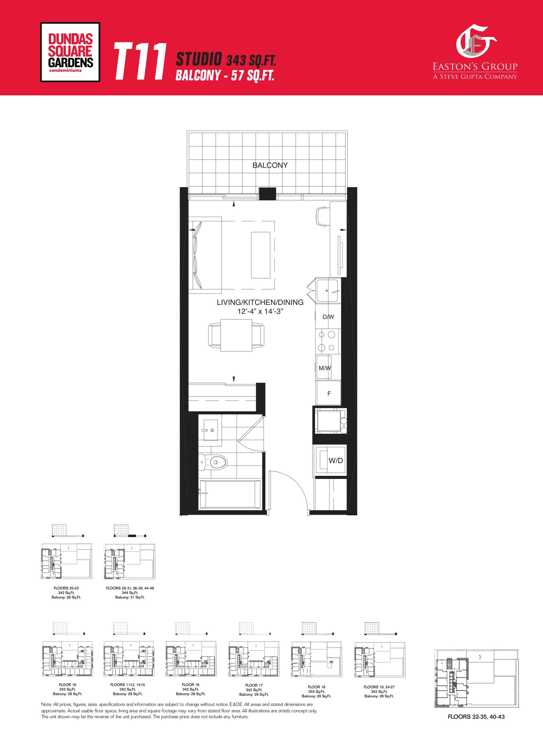 T11 floor plan
