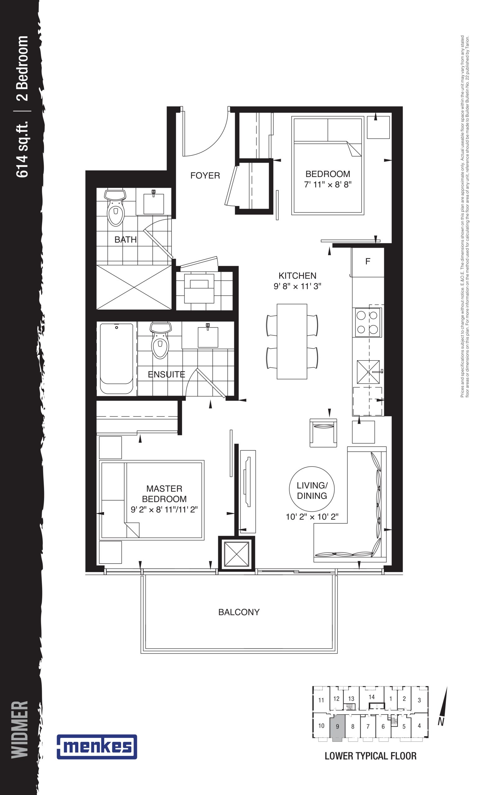 Widmer floor plan