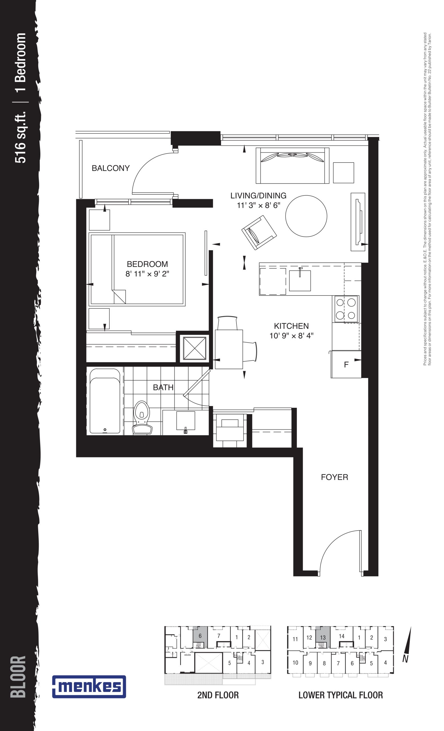Bloor floor plan