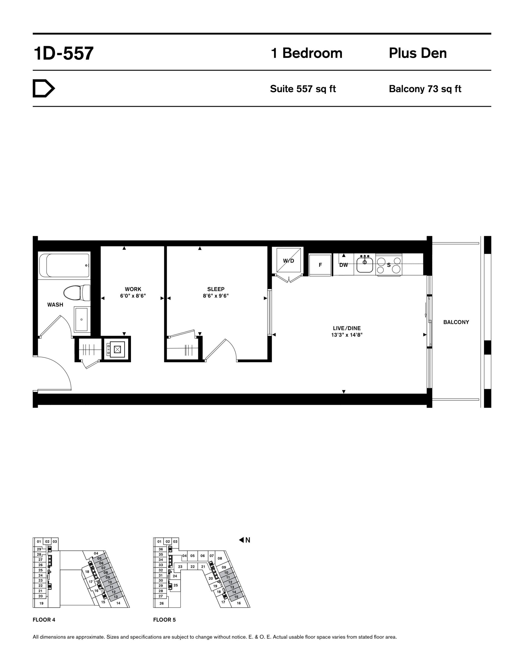 1D-557 floor plan