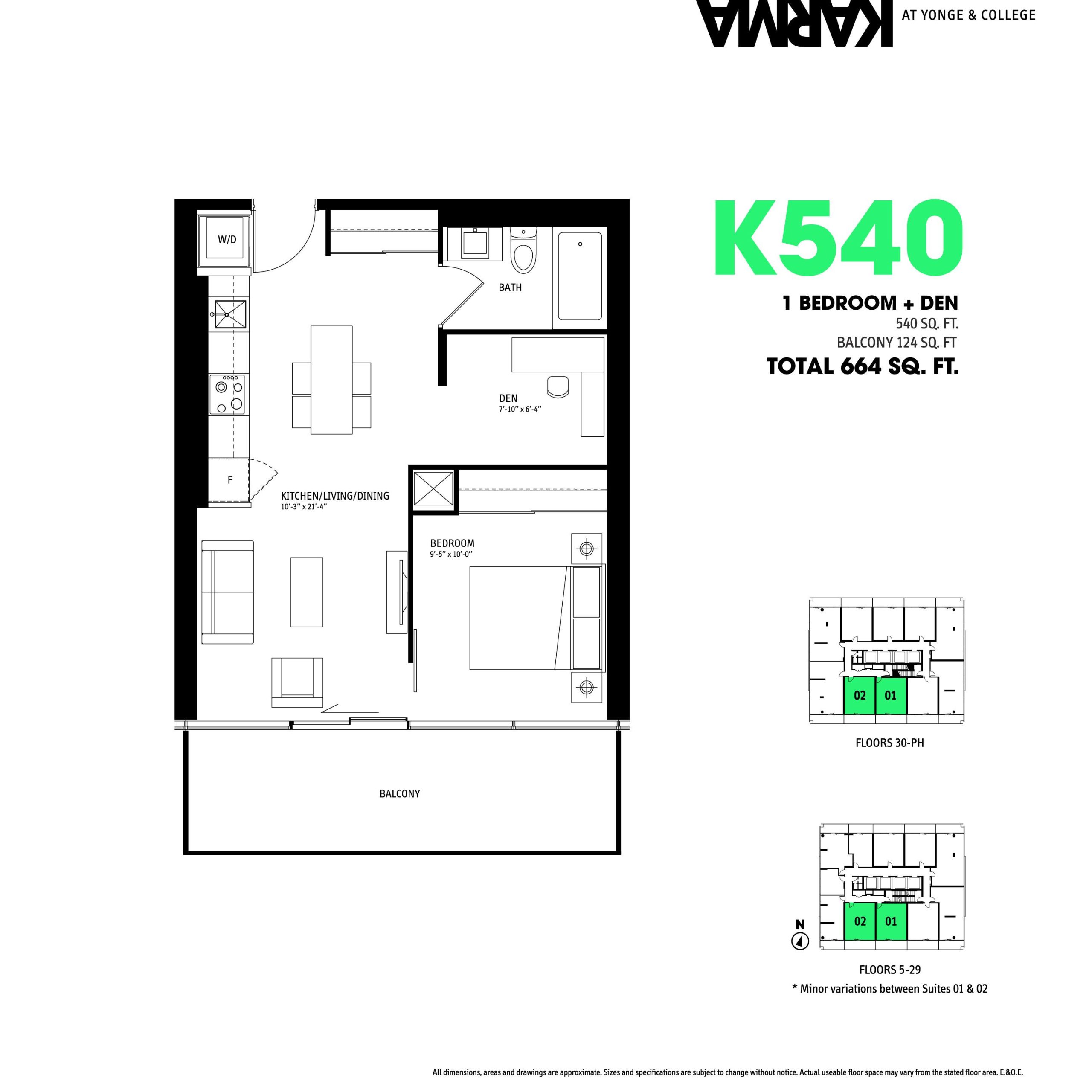 K540 floor plan