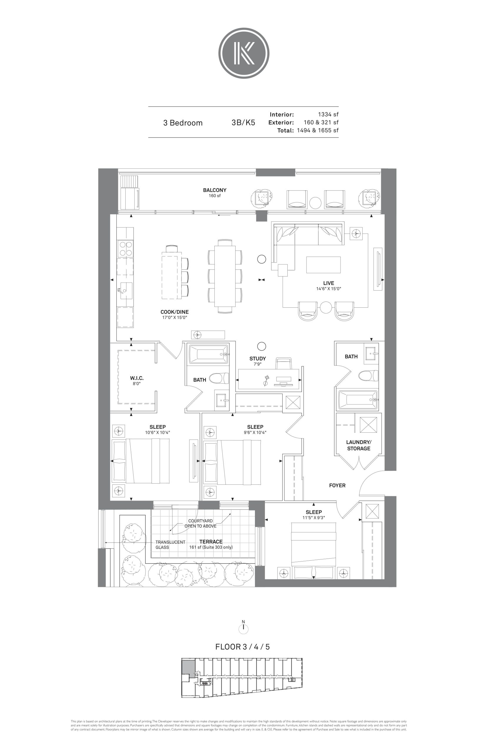 3B-K5 floor plan