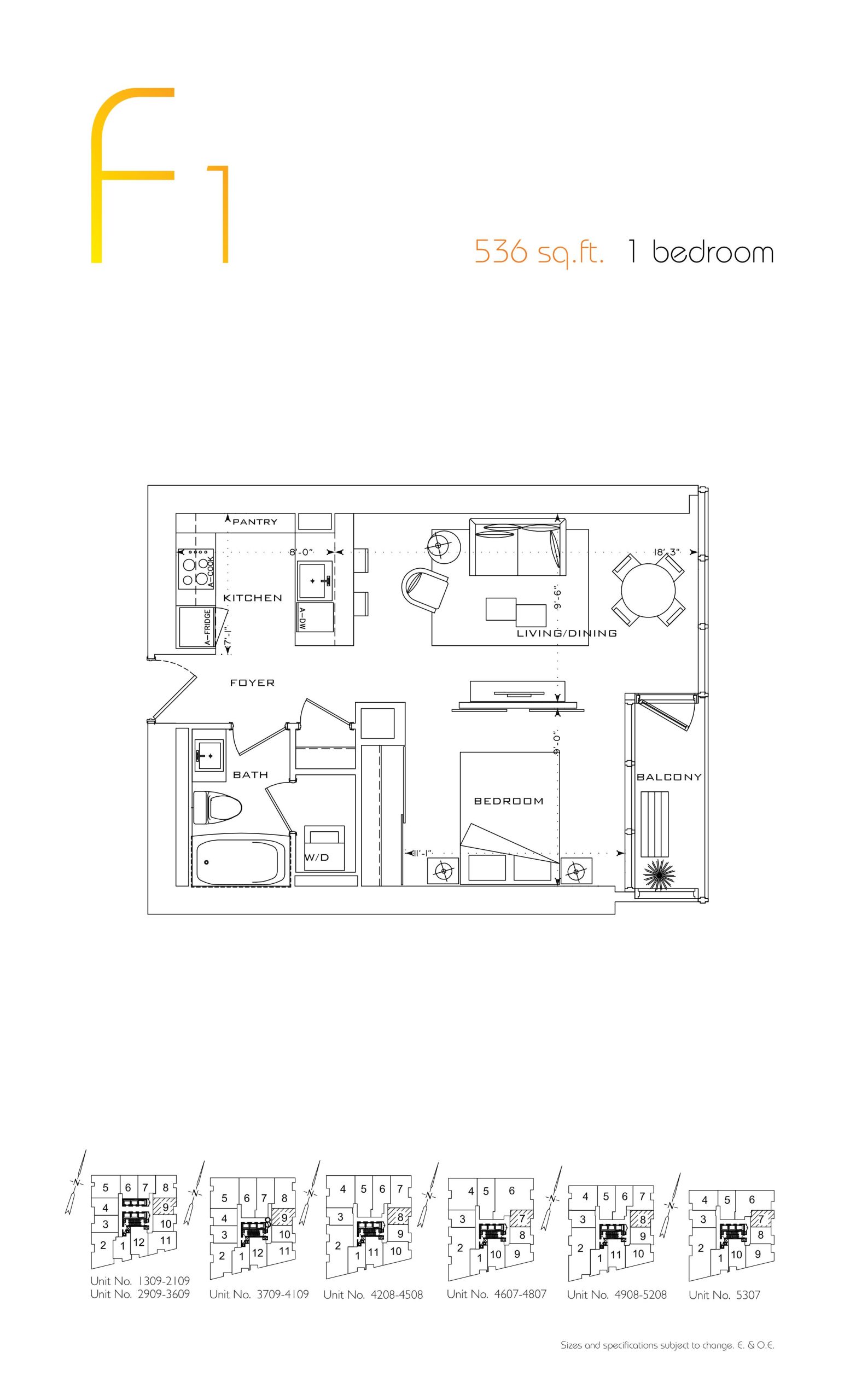 F1 floor plan
