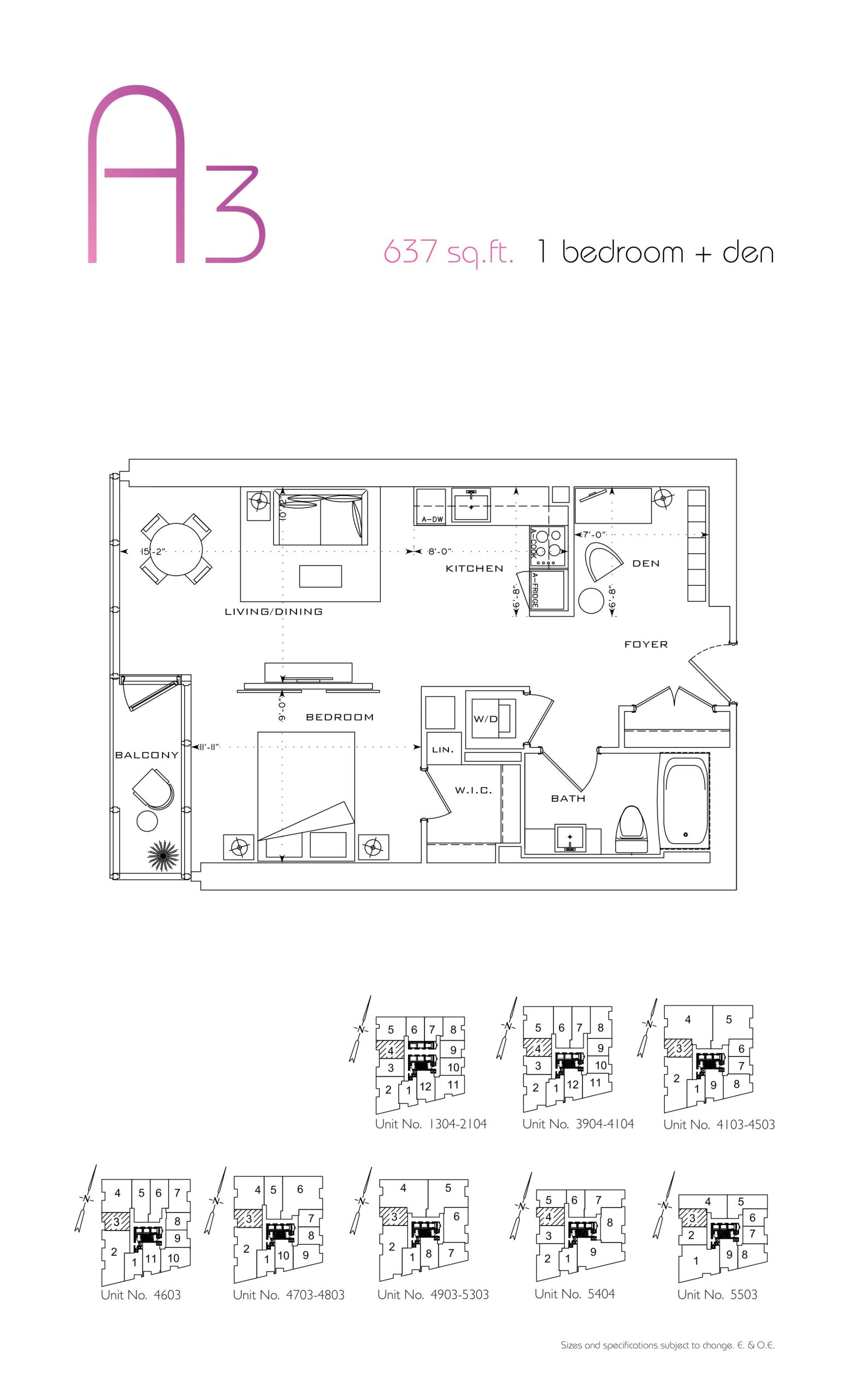 A3 floor plan