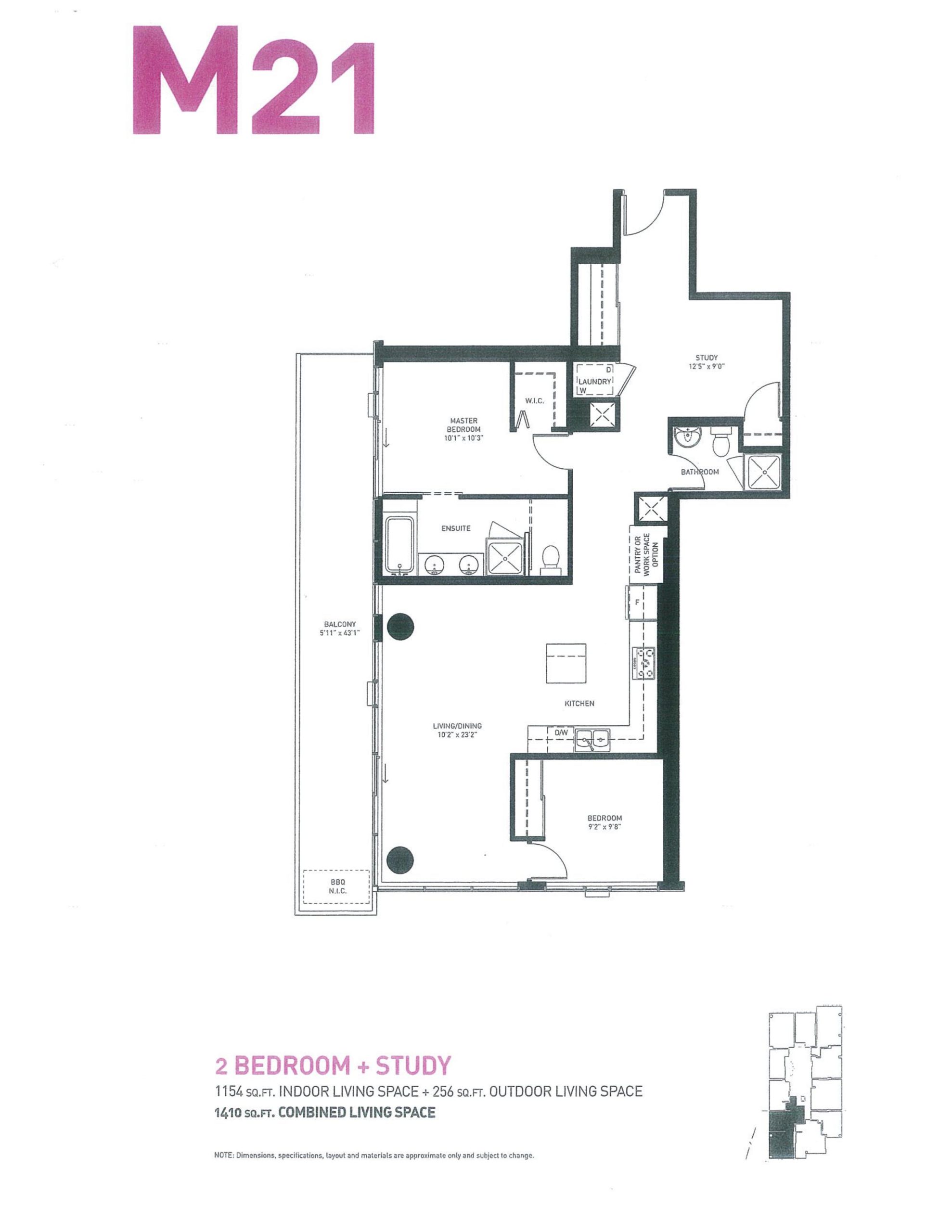 M21 floor plan