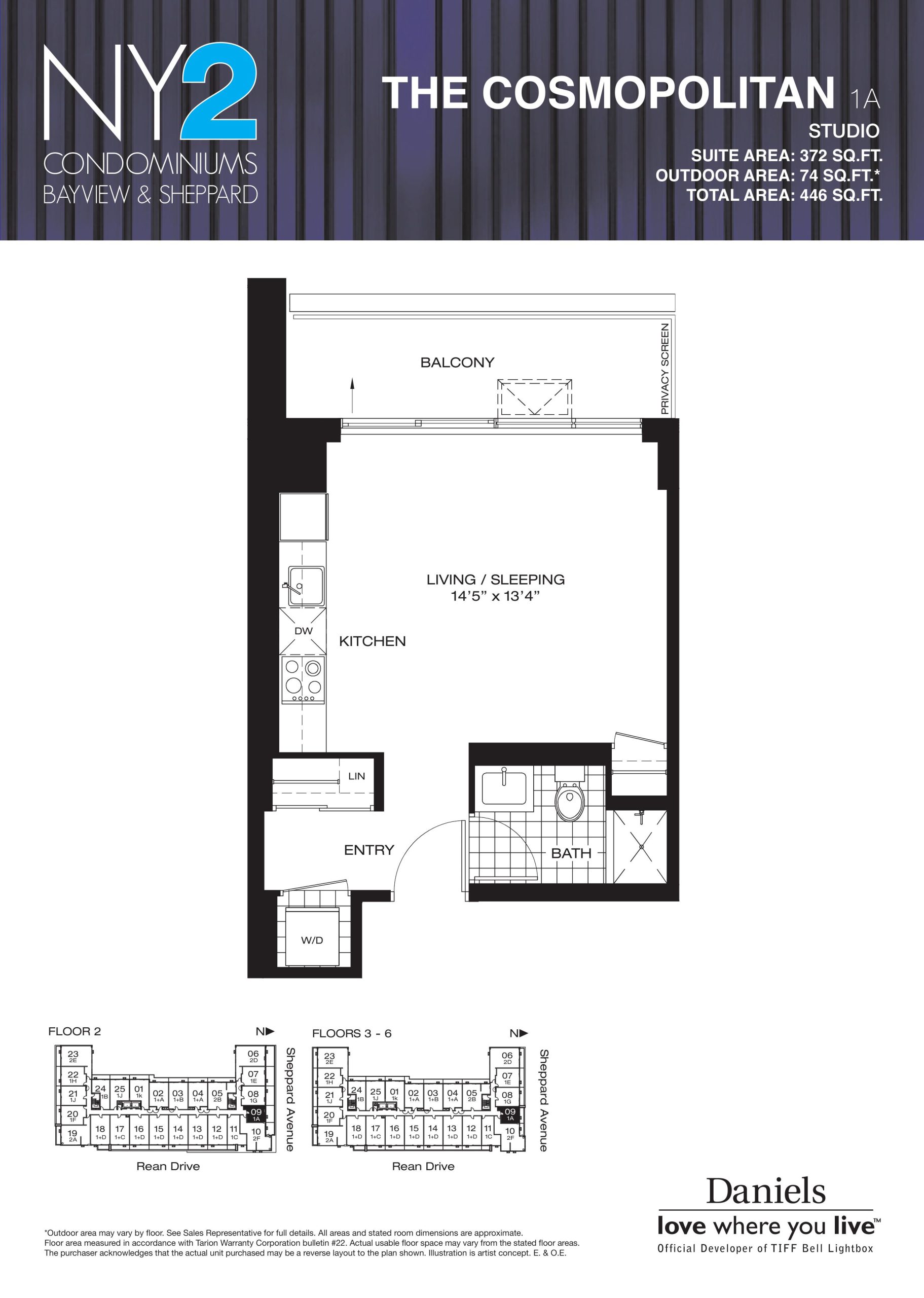 The Cosmopolitan floor plan