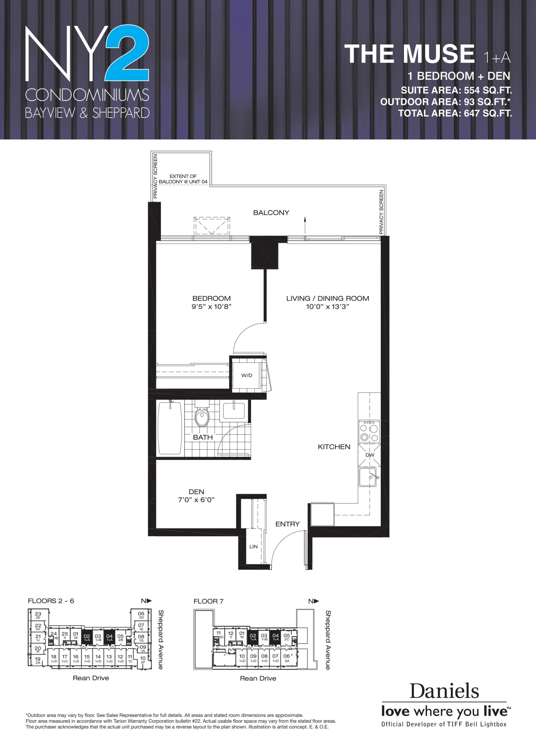 The Muse floor plan
