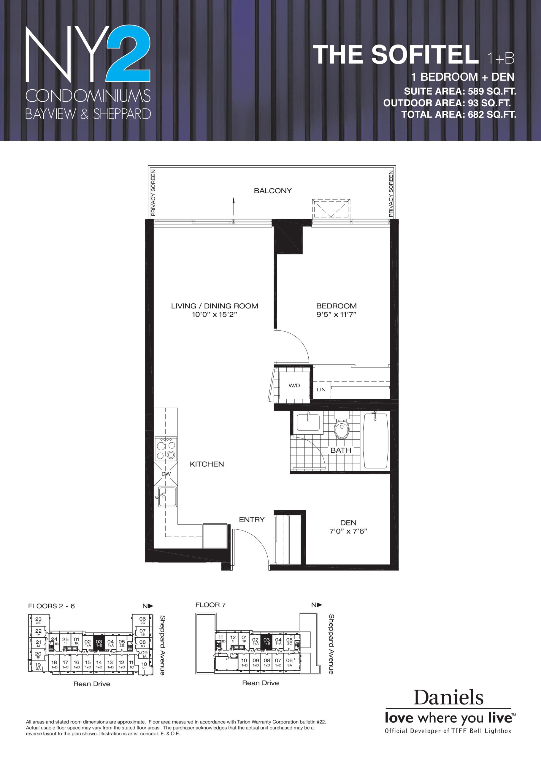 The Sofitel floor plan