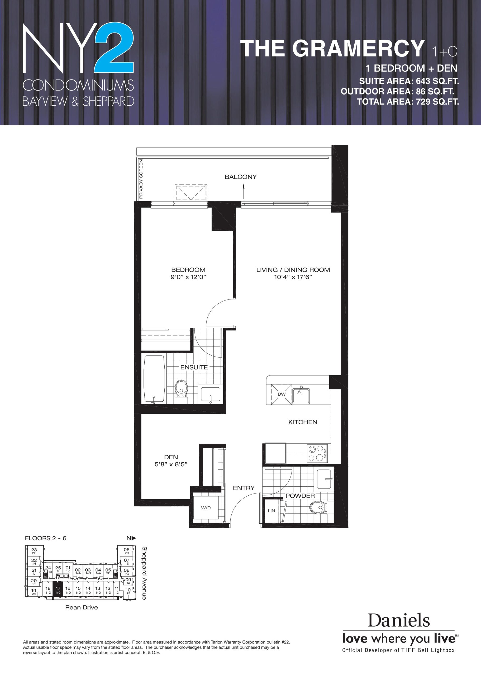 The Gramercy floor plan