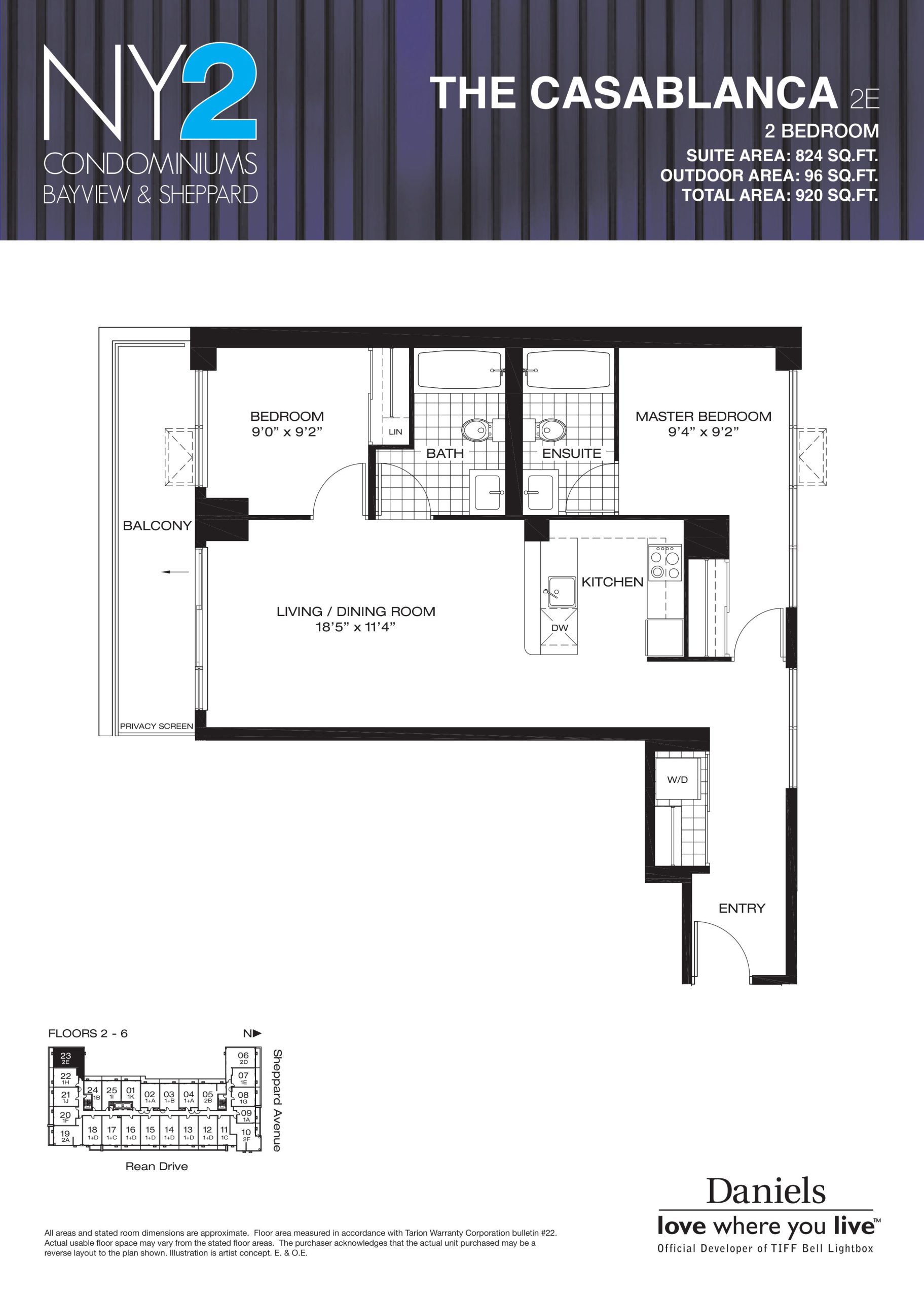 The Casablanca floor plan