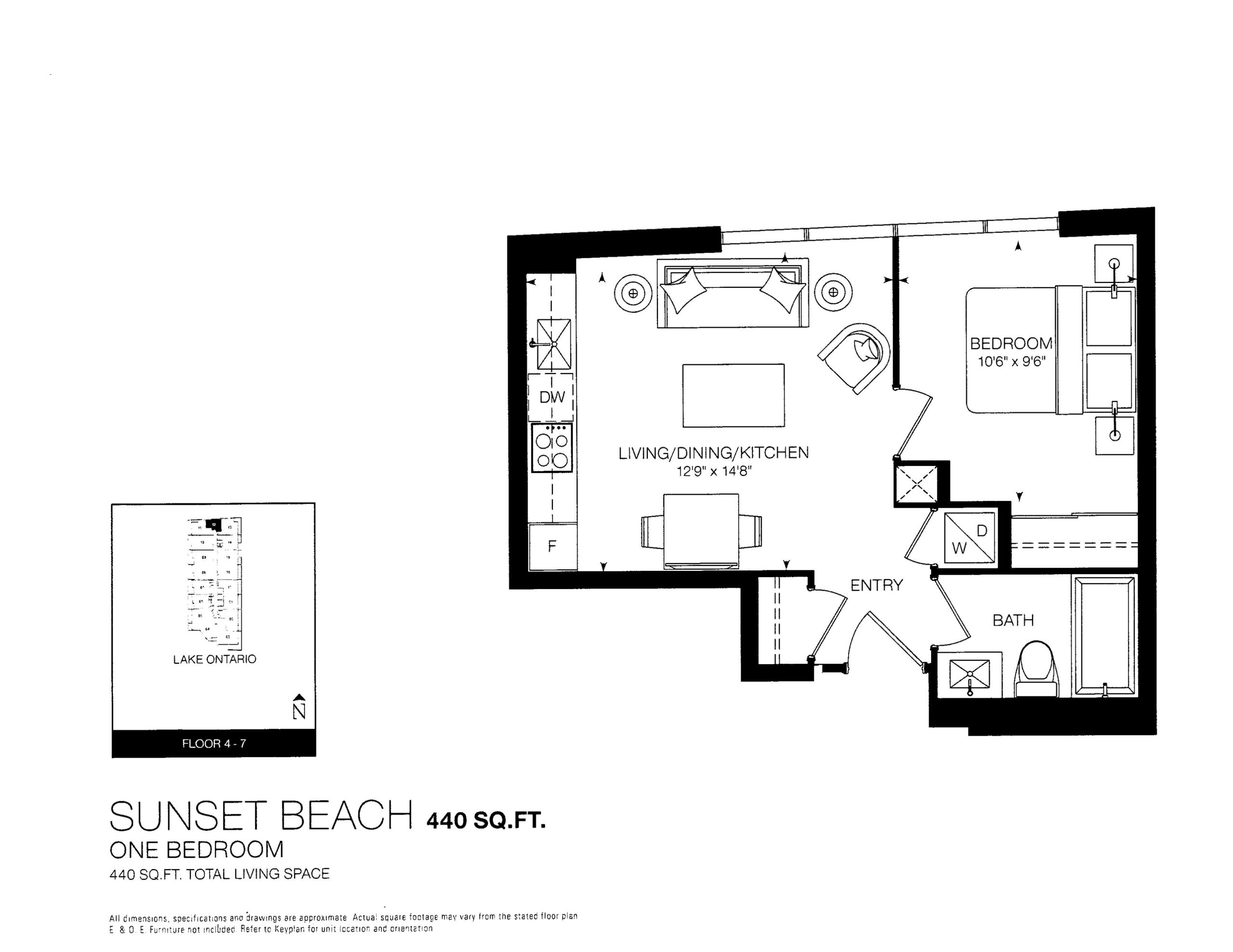 Sunset Beach 440 floor plan