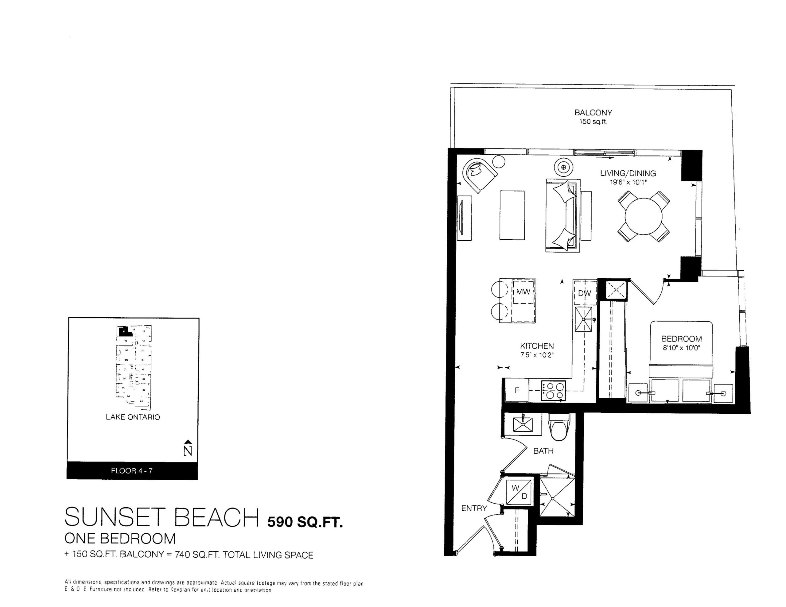 Sunset Beach 590 floor plan