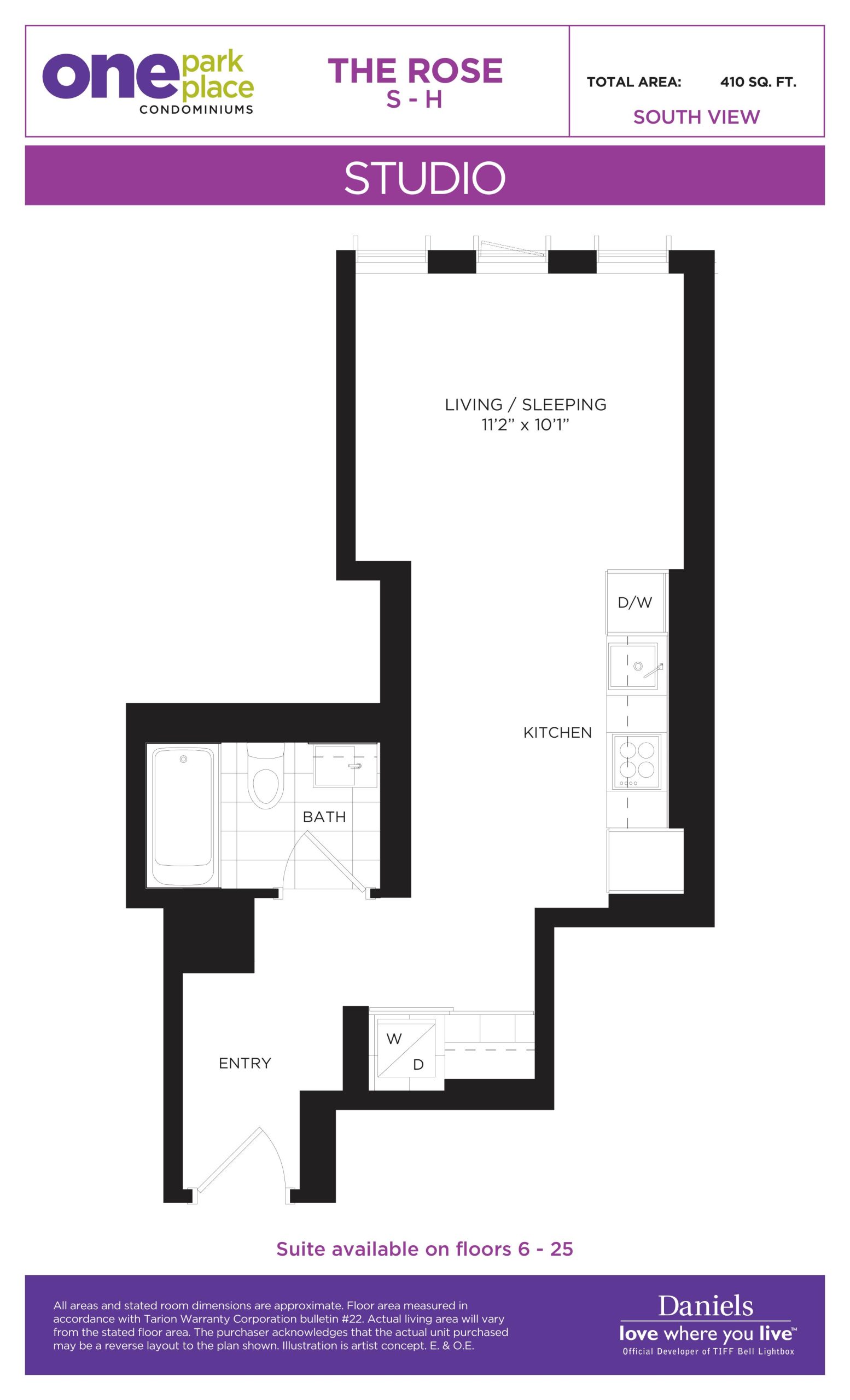 The Rose floor plan