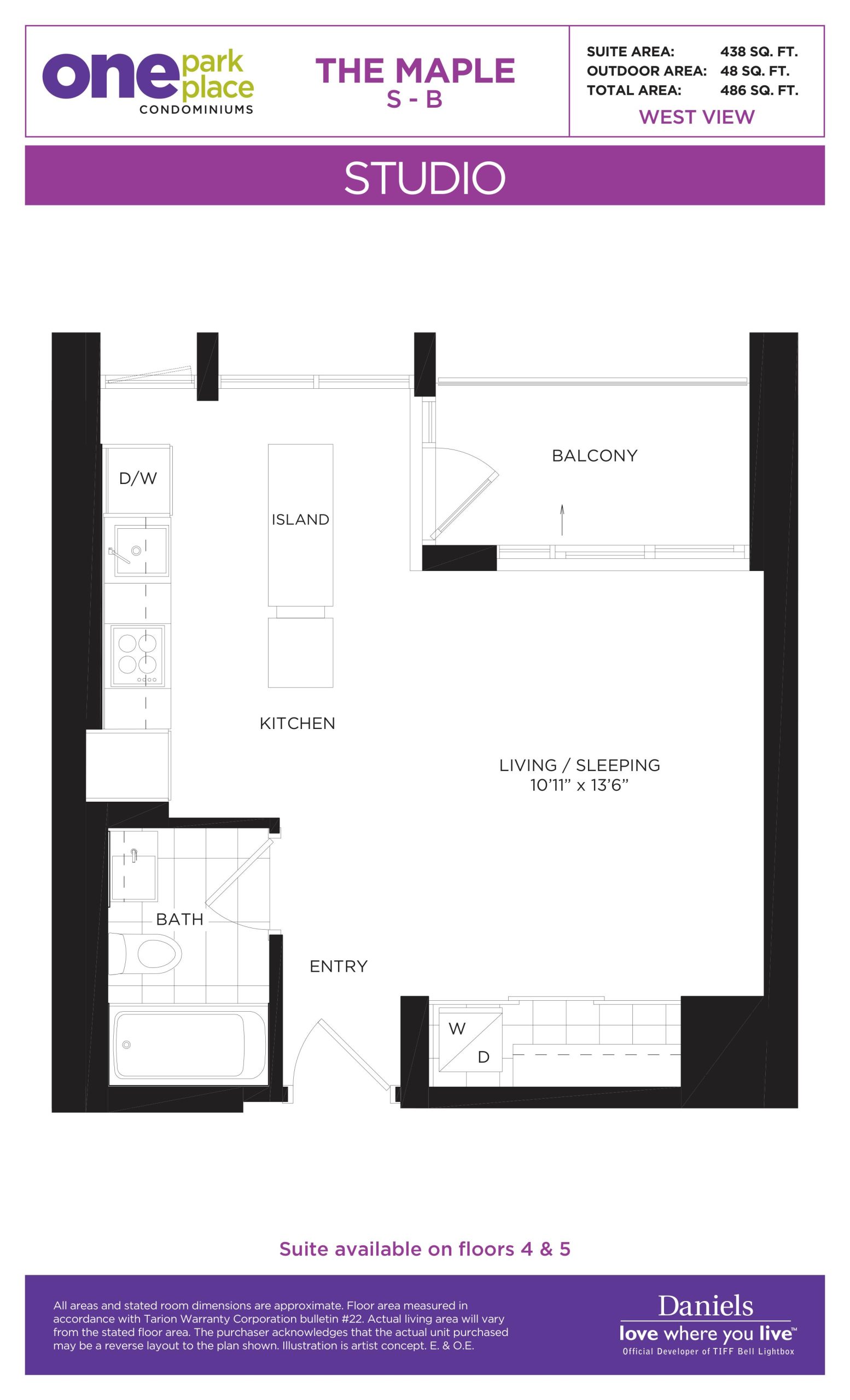 The Maple floor plan
