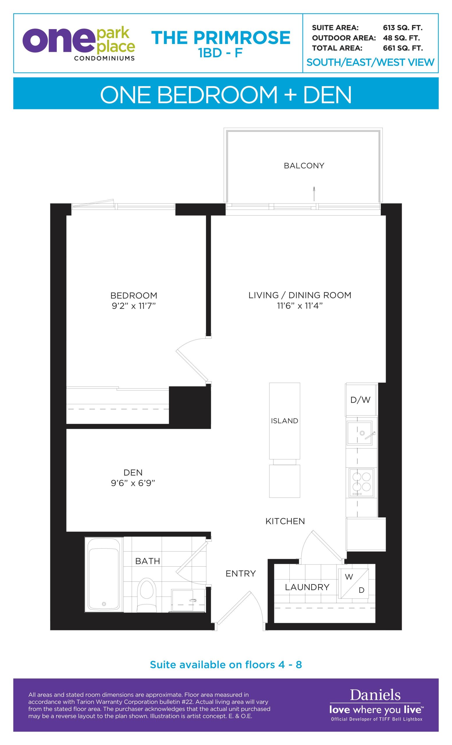 The Primrose floor plan
