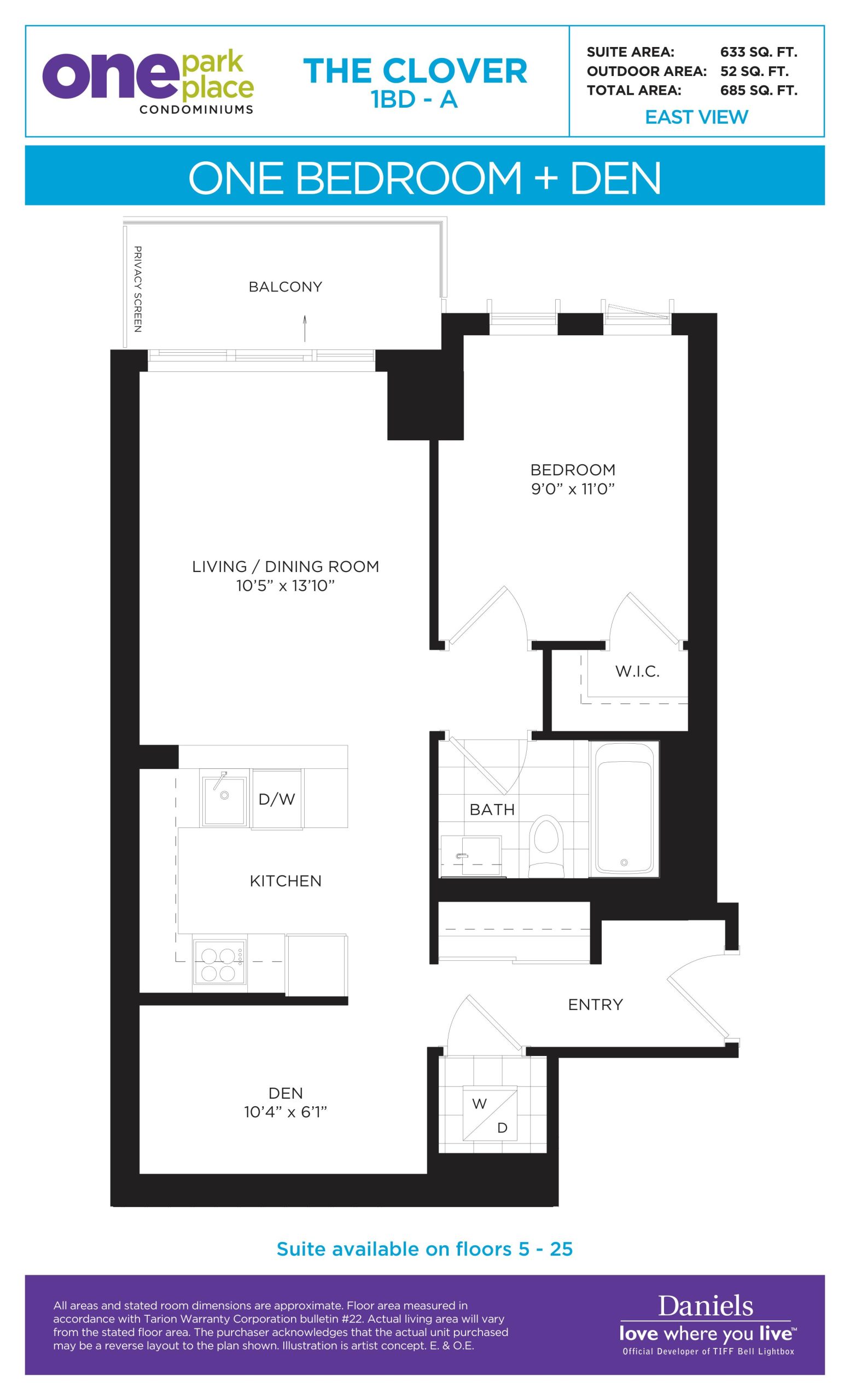 The Clover floor plan