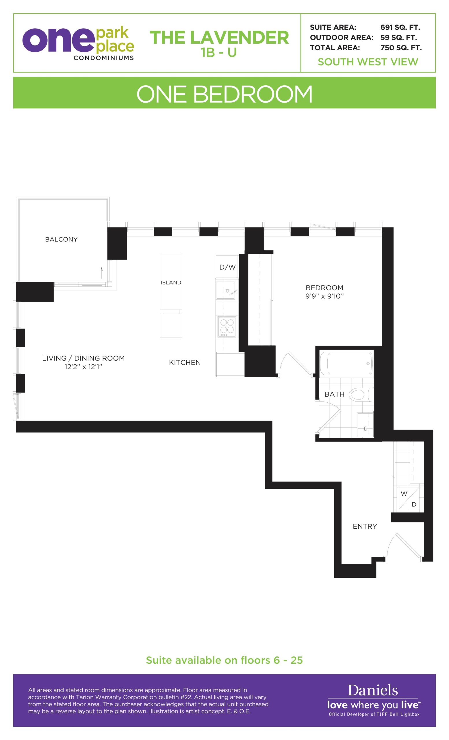 The Lavender floor plan