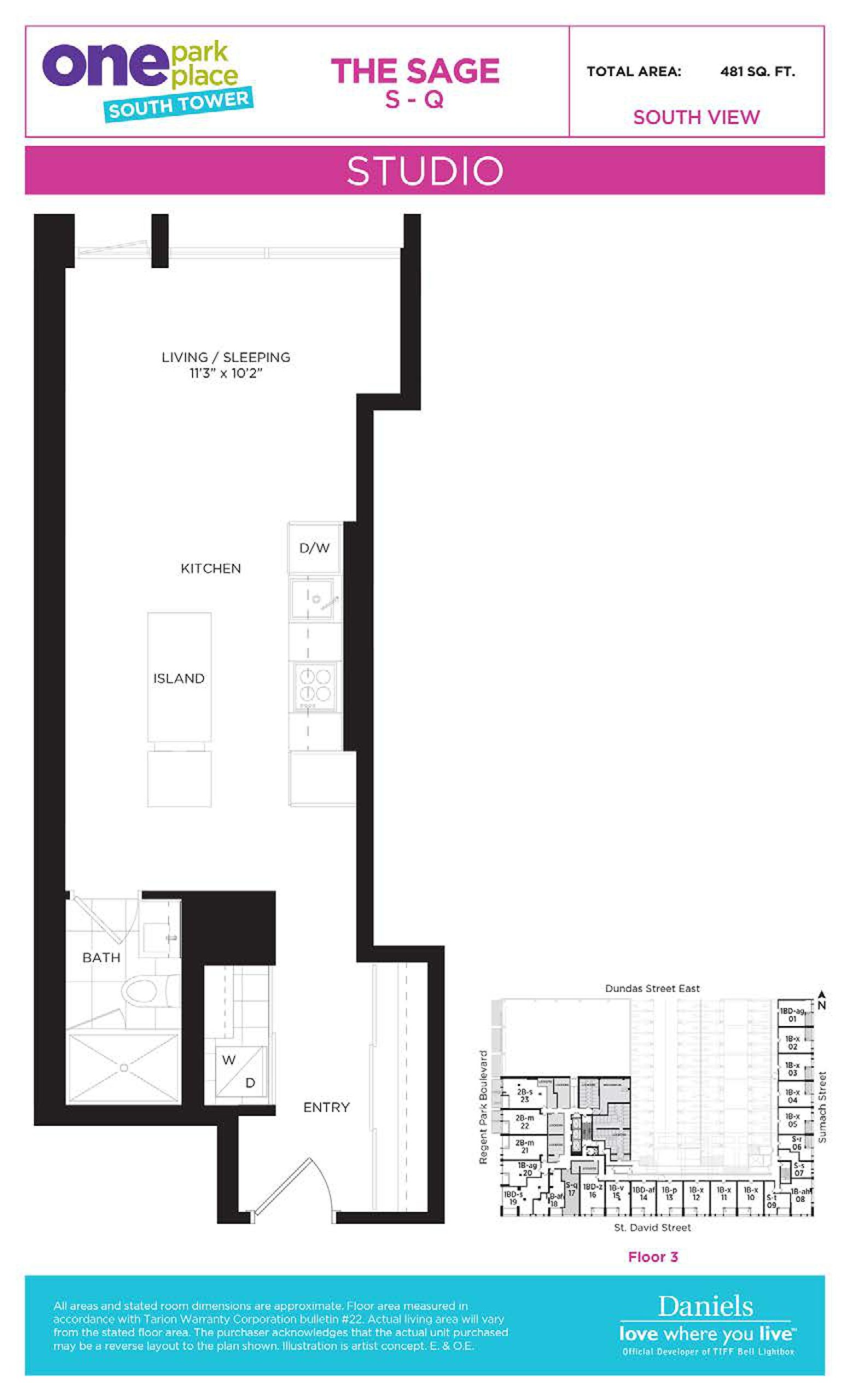 The Sage floor plan