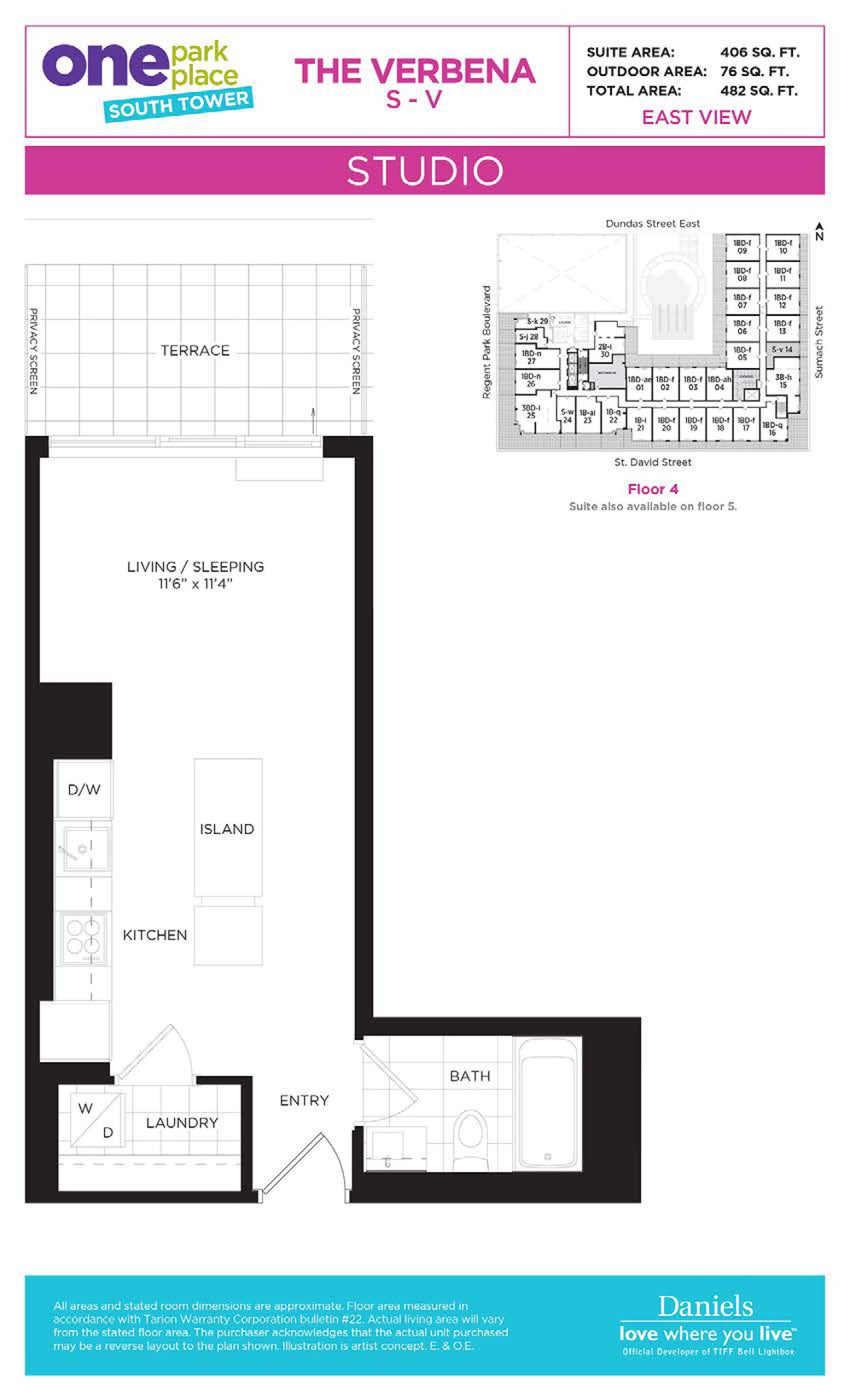 The Verbena floor plan
