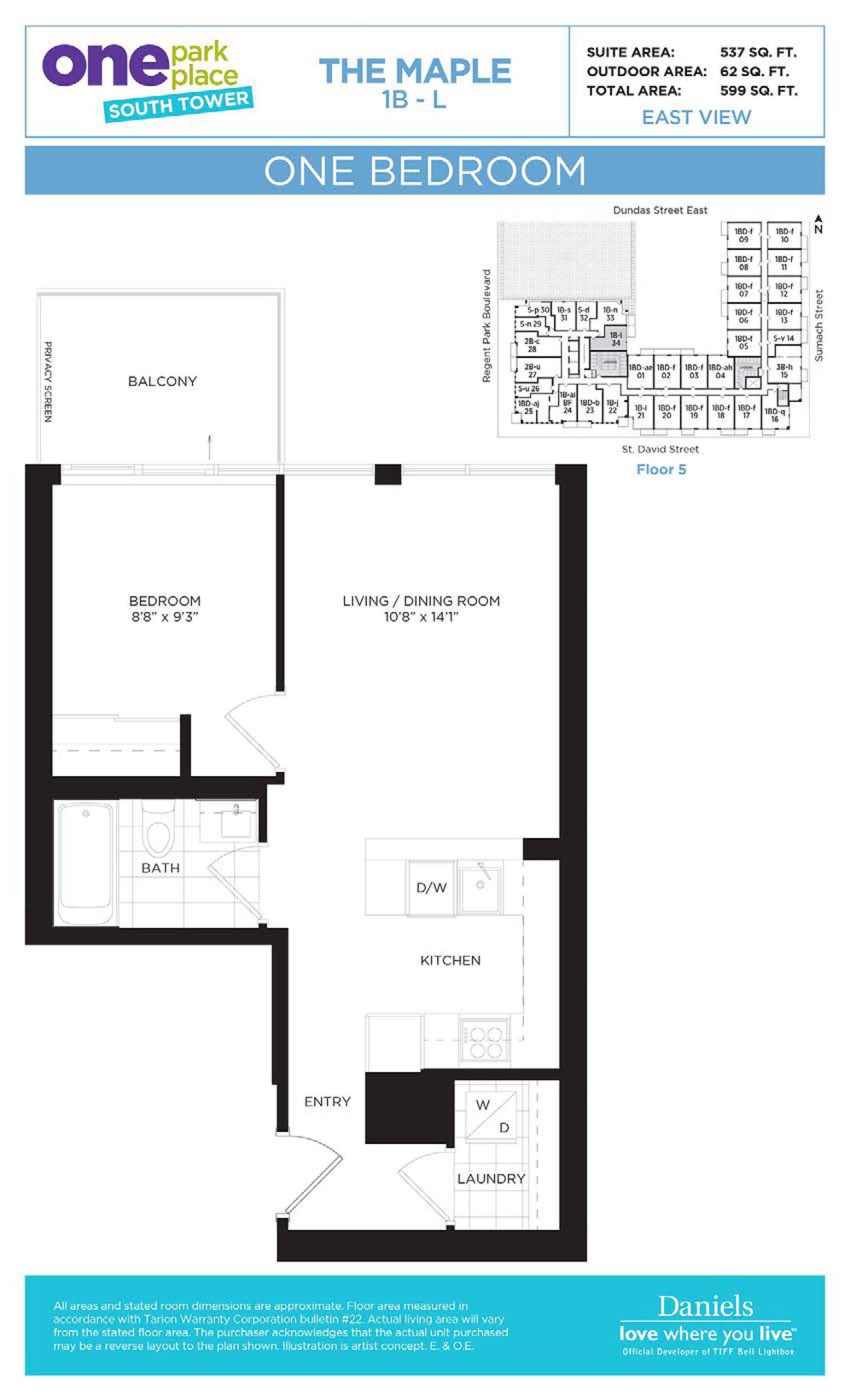 The Maple floor plan