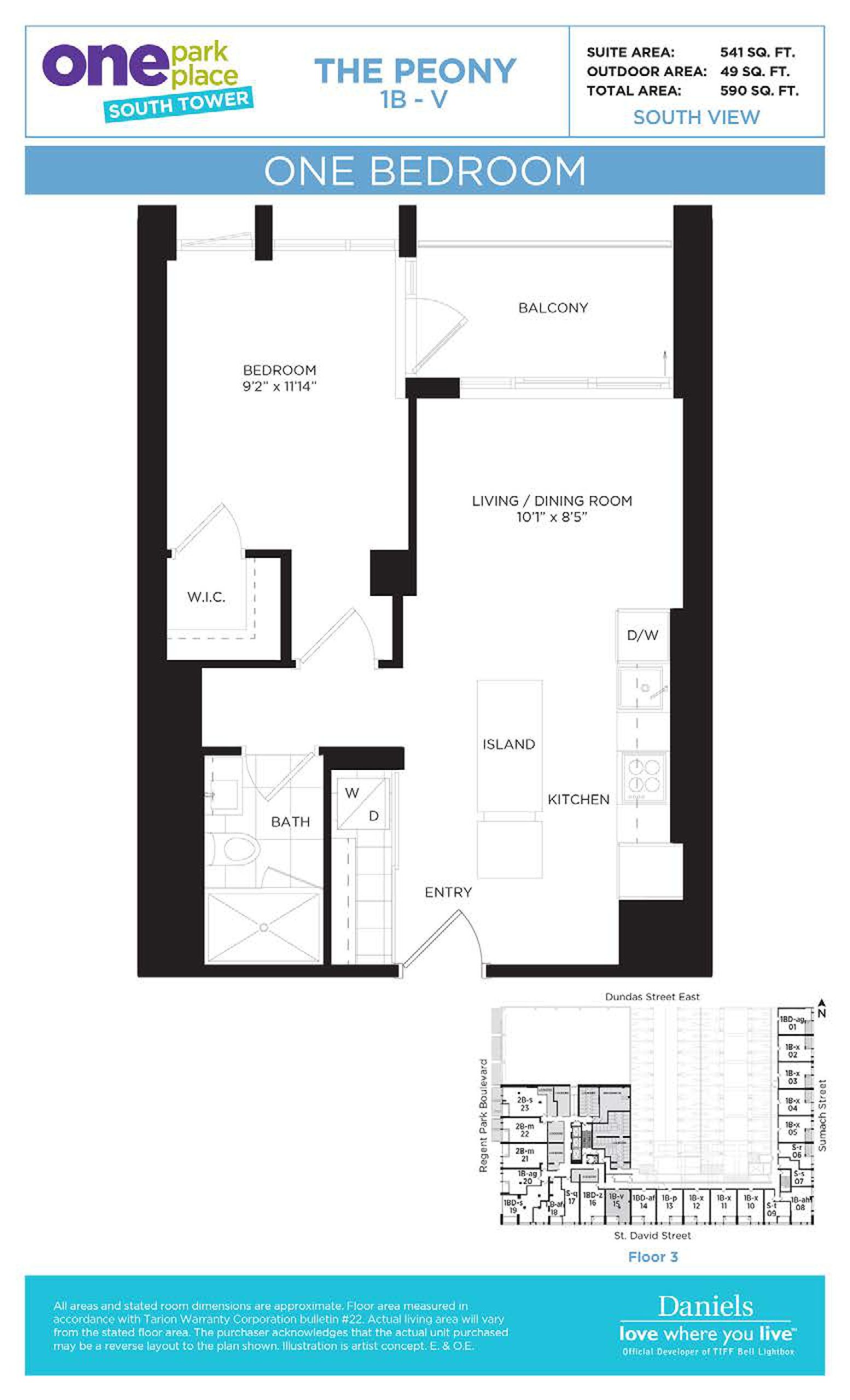 The Peony floor plan