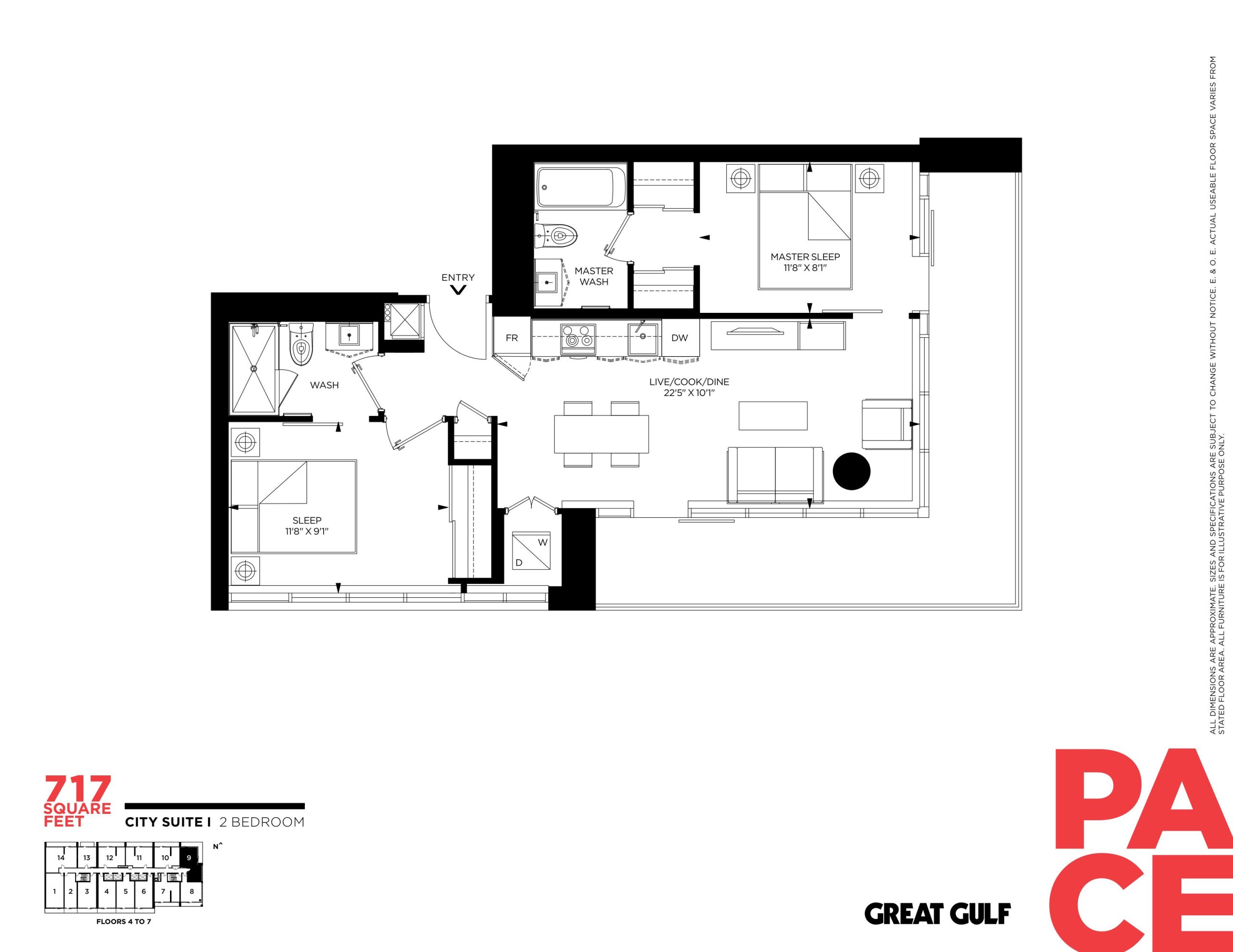 City Suite I floor plan