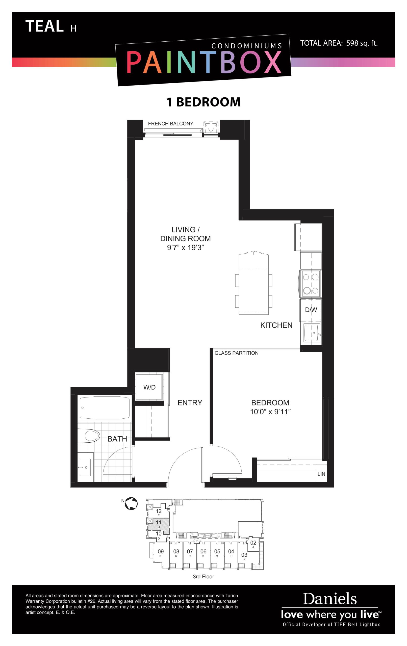 Teal H floor plan
