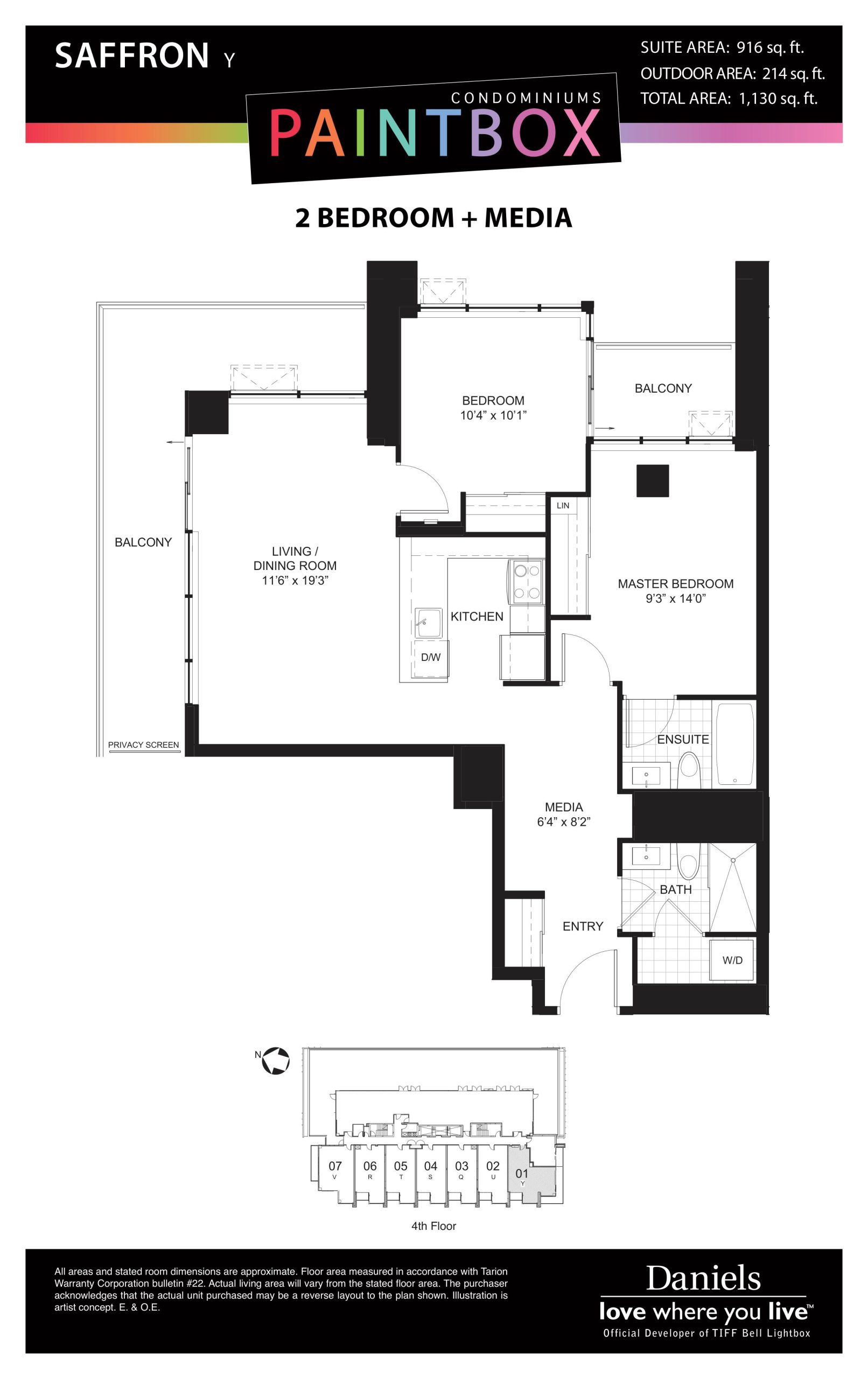 Saffron Y floor plan