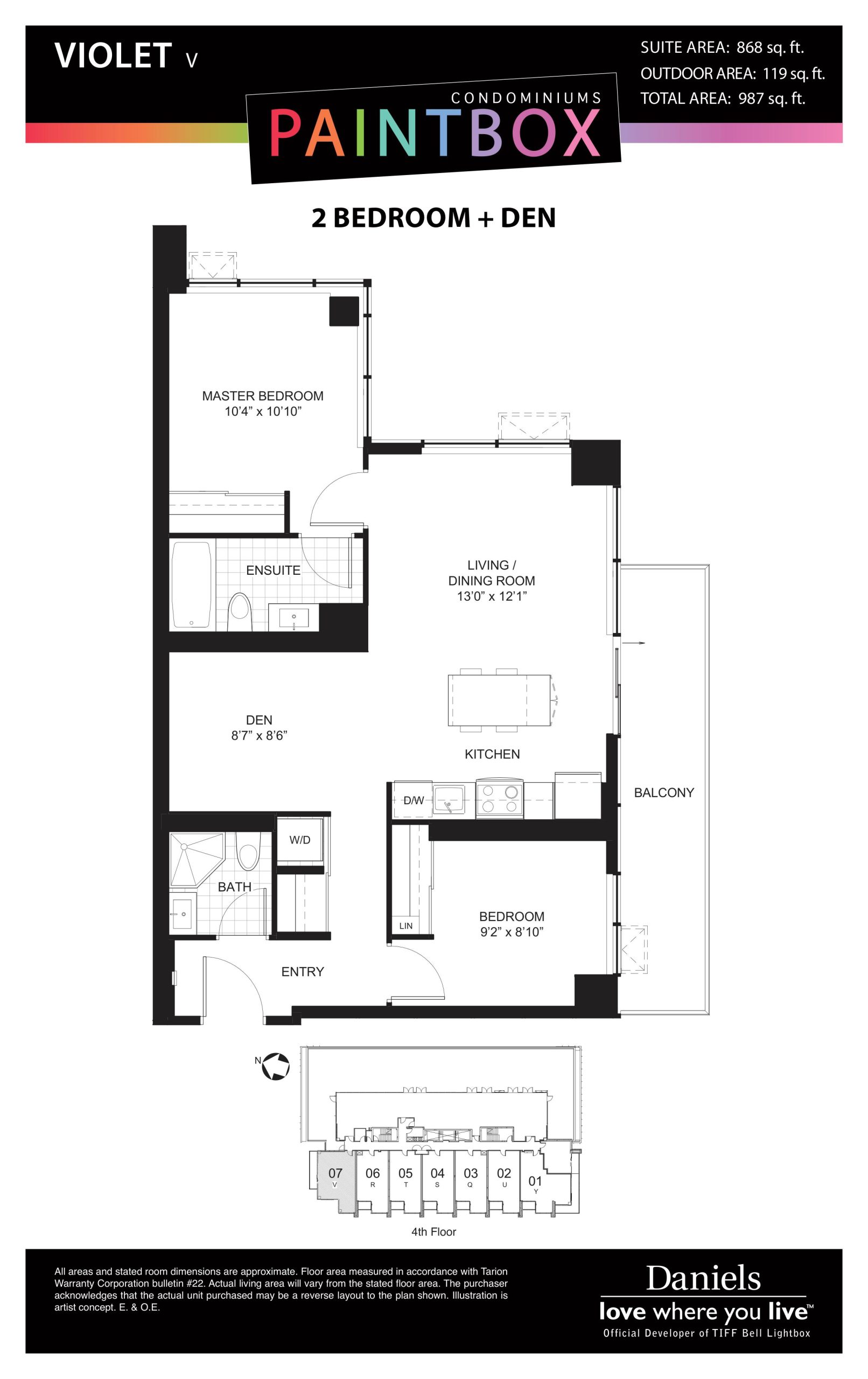 Violet V floor plan