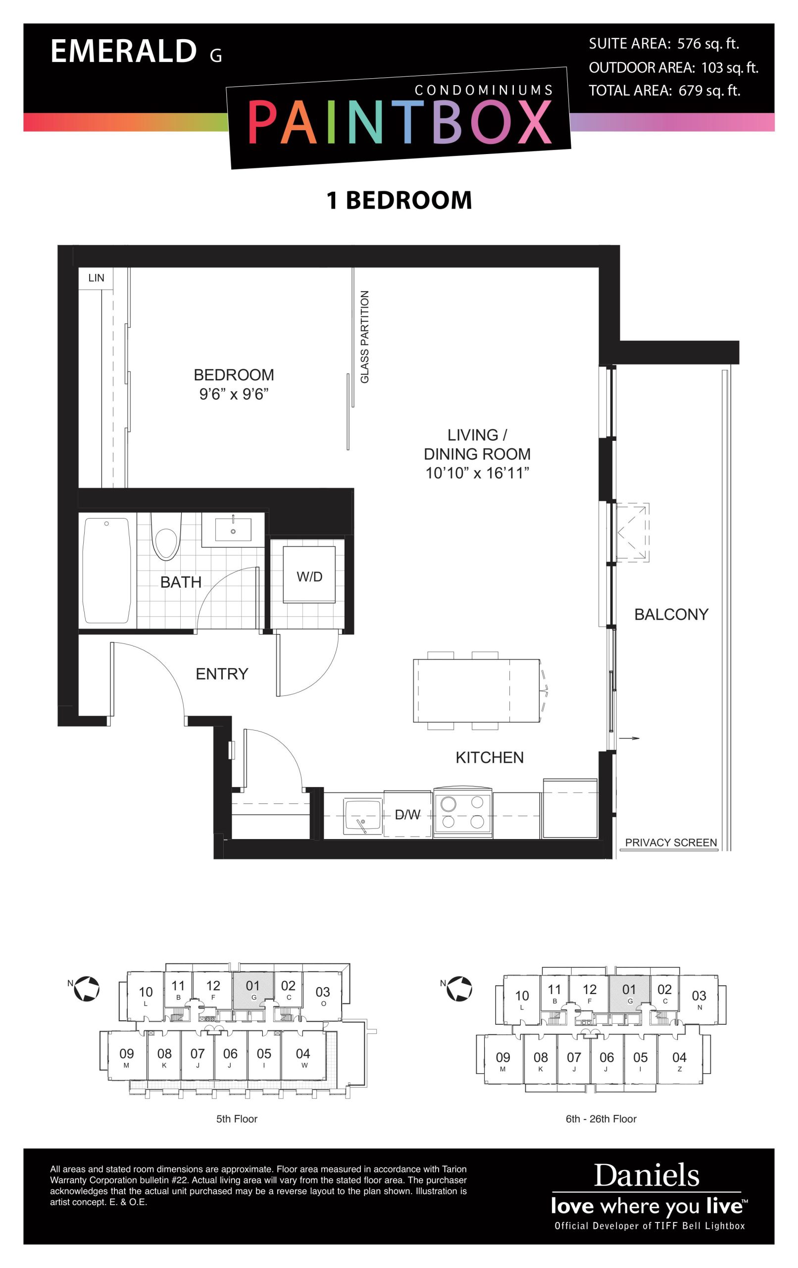 Emerald G floor plan